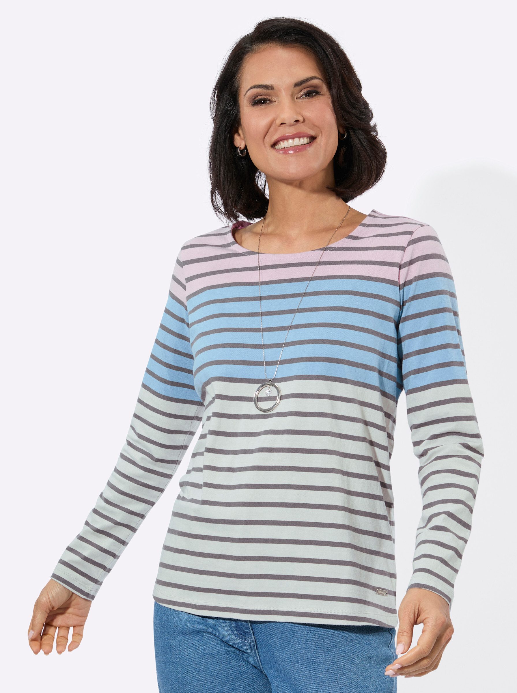 Witt T-Shirt Druck-Shirt Langarm
