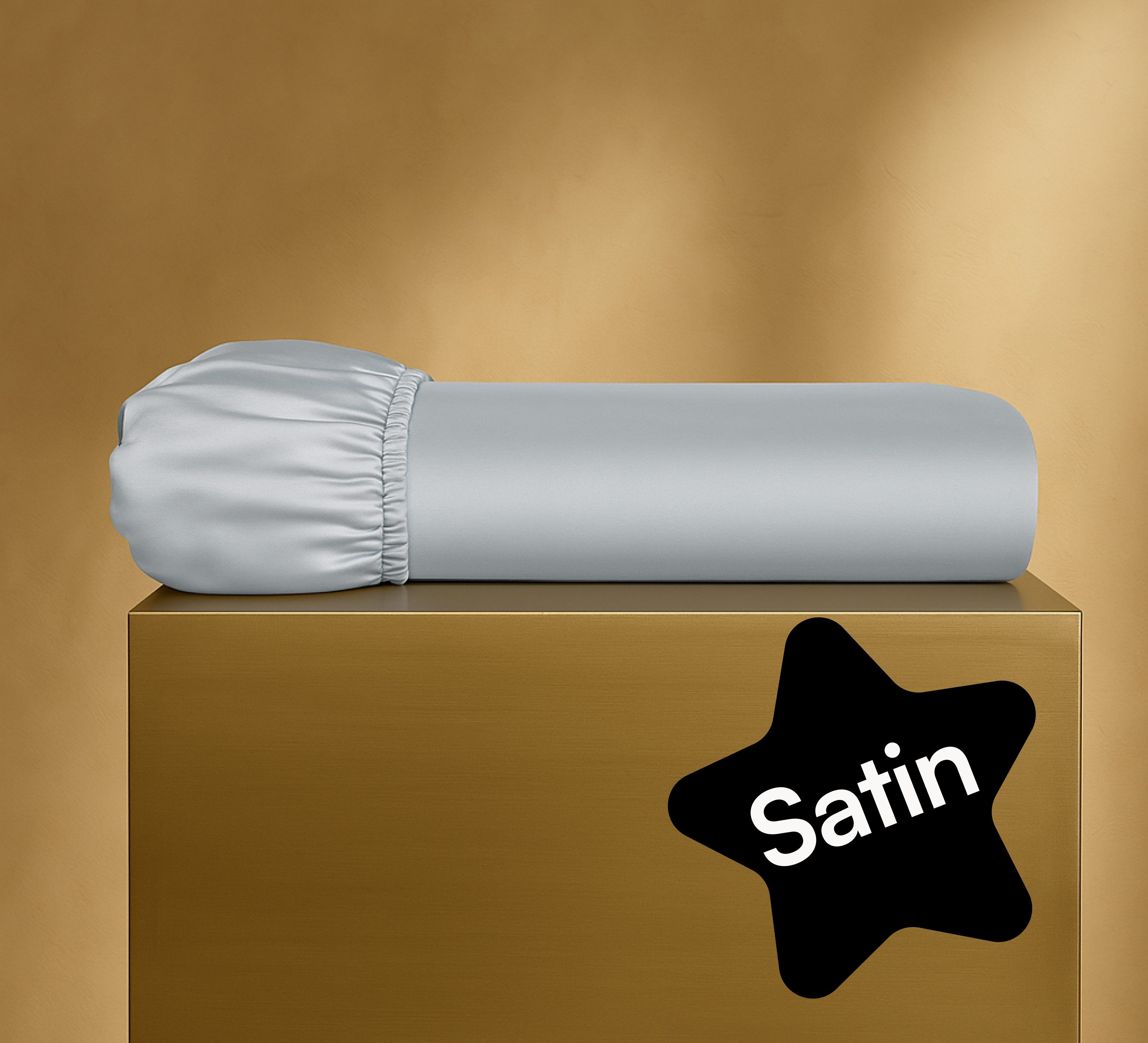 Seralino Spannbettlaken Mako Satin Spannbetttuch (100% Bio Baumwolle), 100% Bio-Baumwolle, Gummizug: rundum, Etiketten zeigen Seiten – schnelles, unkompliziertes Beziehen garantiert., Fairtrade/ GOTS zertifizierte uni Bettlaken, weich