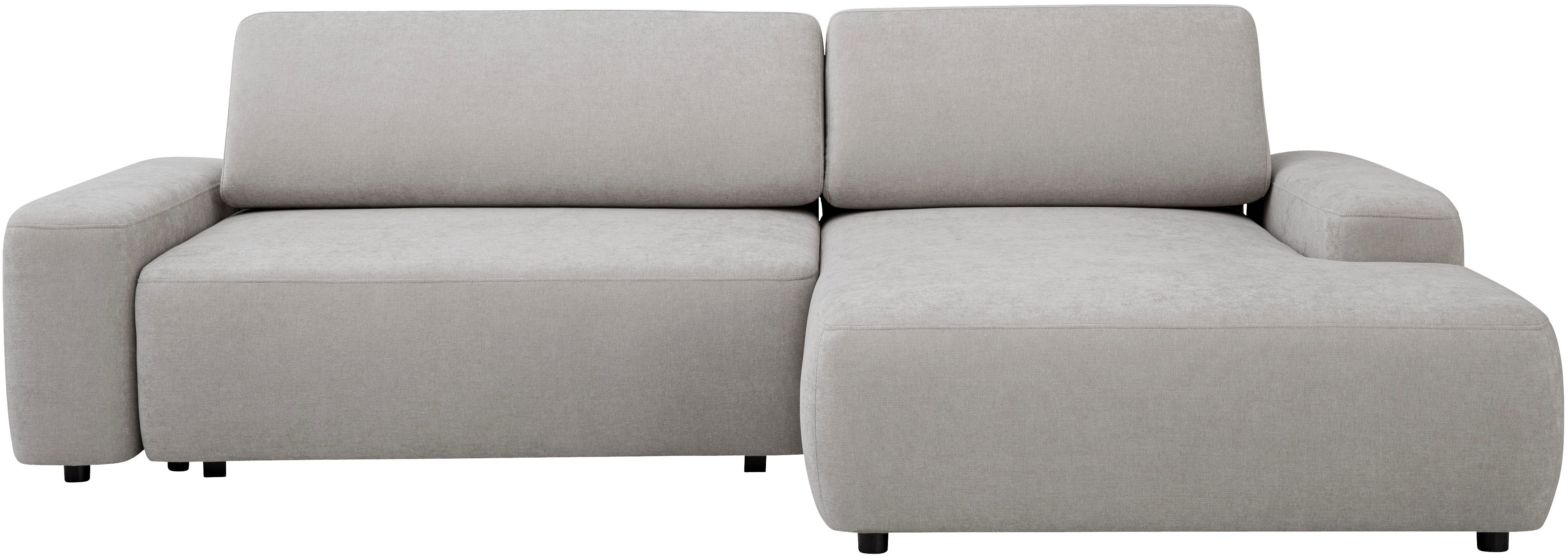 INOSIGN Ecksofa "TORGE (264cm), Schlafsofa in Cord, Samtvelours o Struktur günstig online kaufen