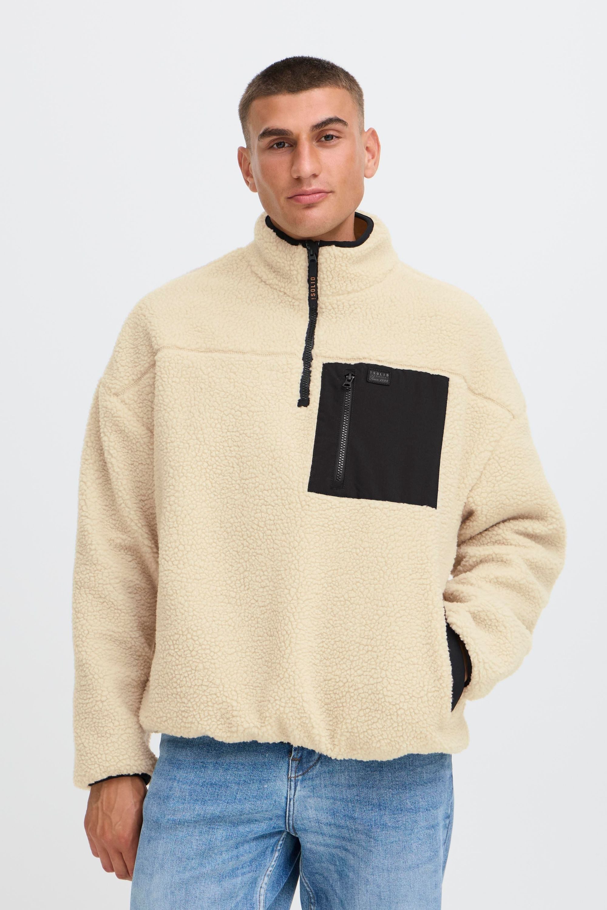 !Solid Plüschjacke SDMCWAIN Gemütliche Plüschjacke mit Brusttasche günstig online kaufen