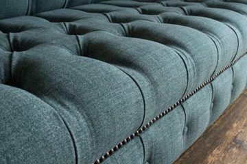 JVmoebel 3-Sitzer Grüne Designer Sofa Couch Polster XXL 3 Sitzer Sofas Couchen Textil, Made in Europe