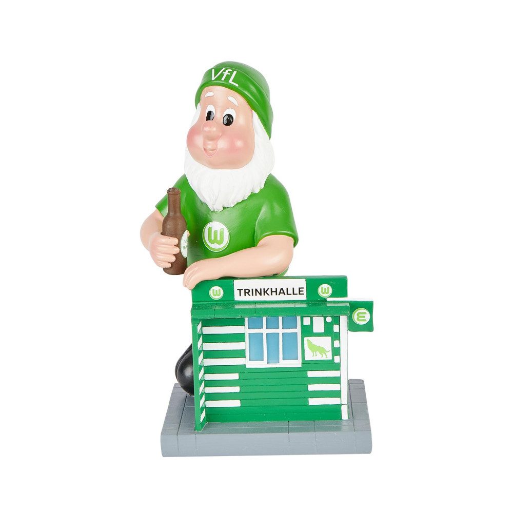 VfL Wolfsburg Dekofigur VfL Wolfsburg Gartenzwerg Trinkhalle