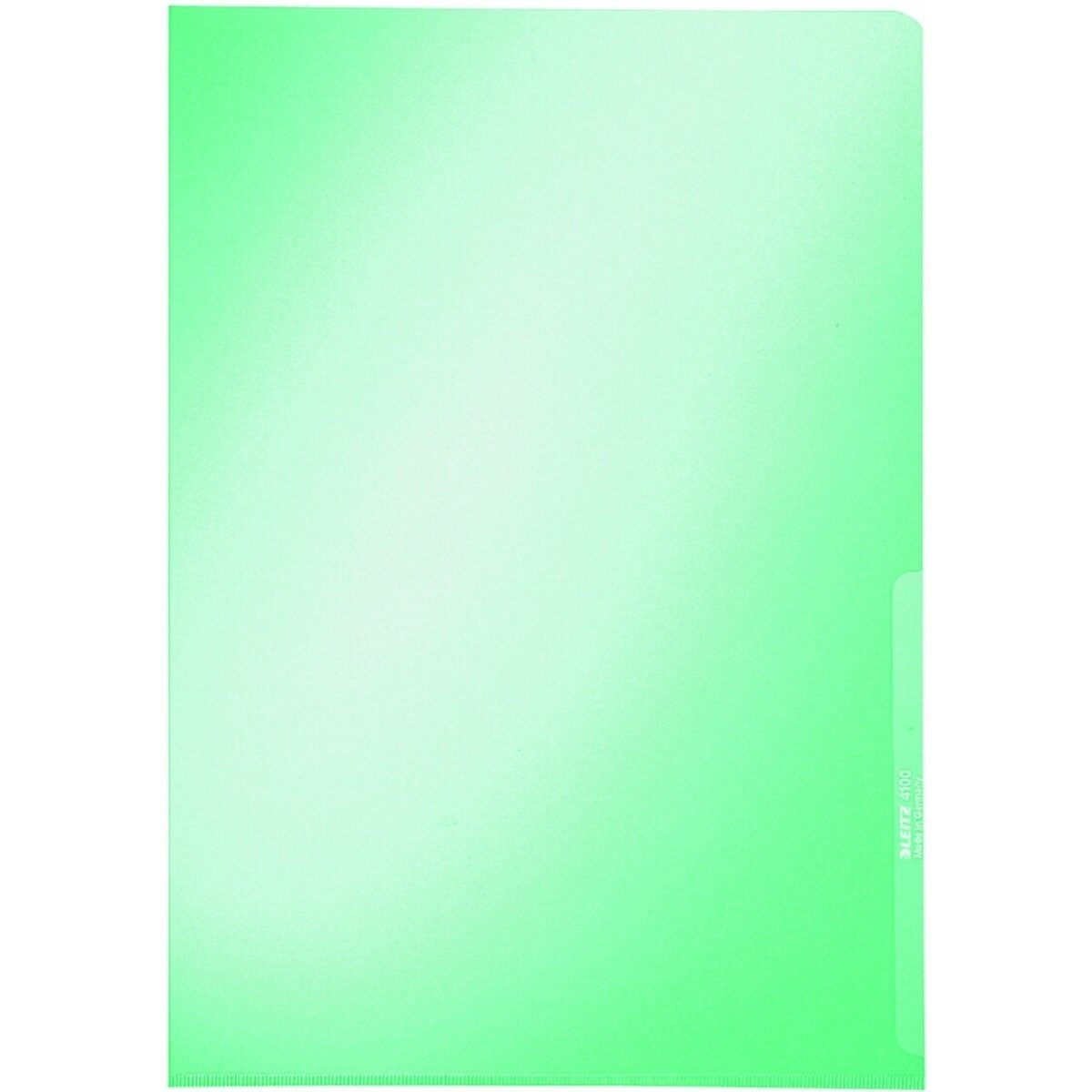 LEITZ Prospekthülle Sichthülle A4 PVC 150my grün