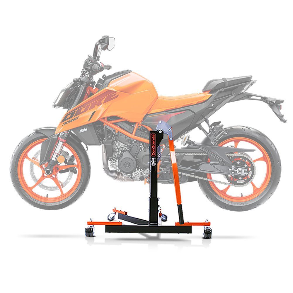 ConStands Motorradheber CS Power Evo-Zentralständer für KTM 390 Duke 24-26 Orange