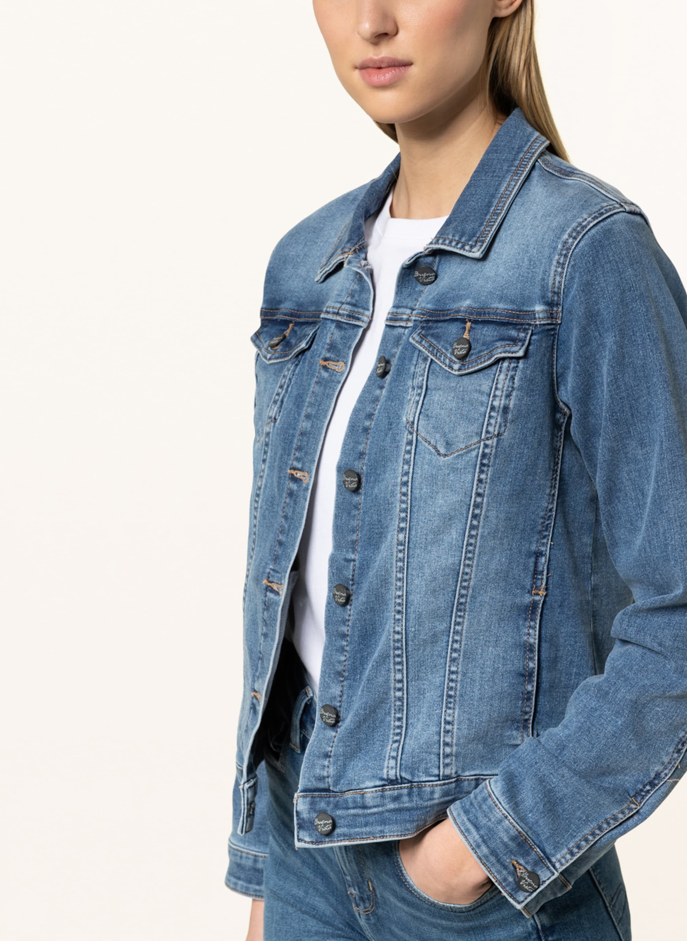 Buena Vista Klassische Bluse BUENA VISTA PORTOFINO mid denim 888 B3100 340. günstig online kaufen