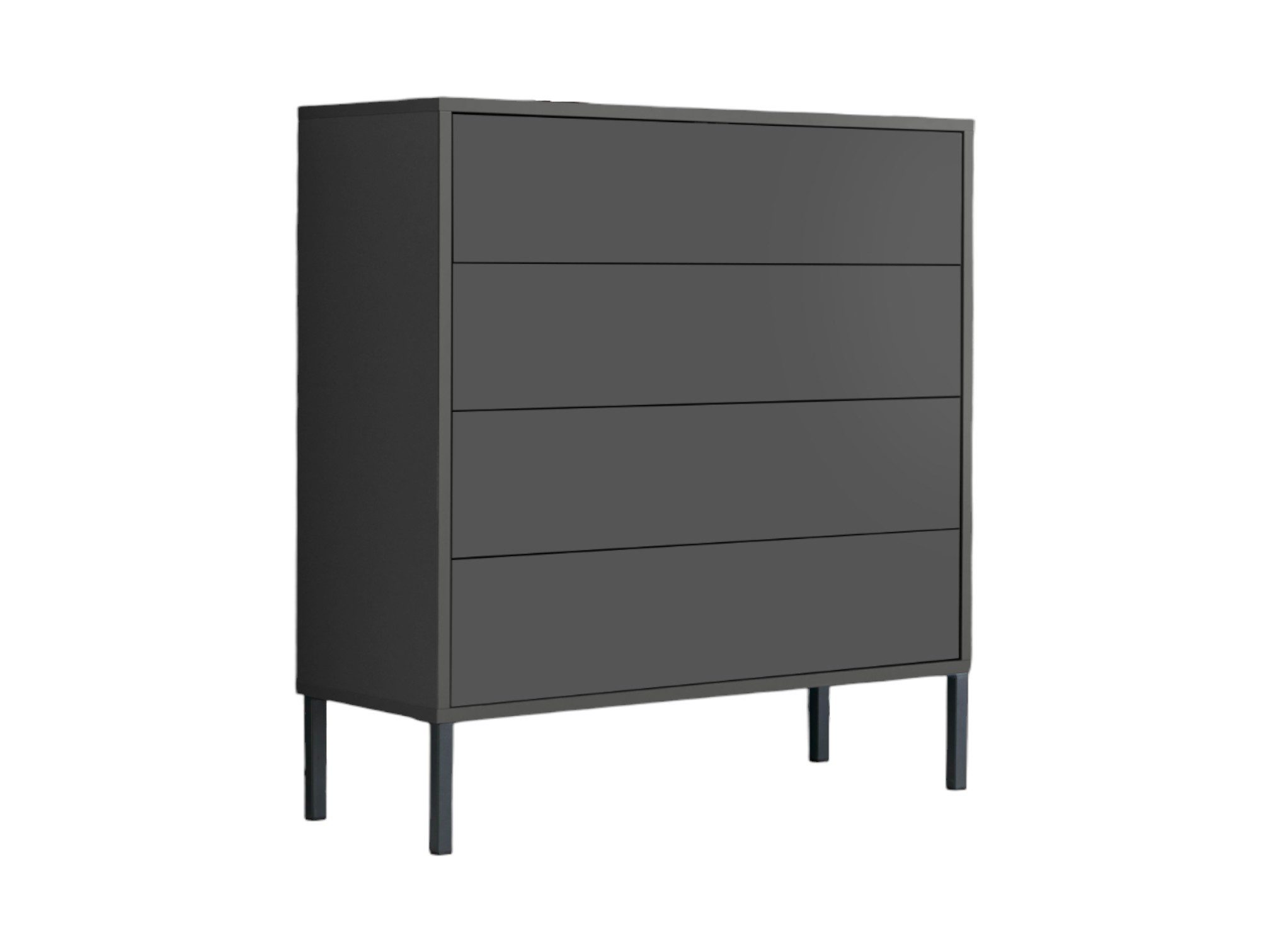 moebel-dich-auf Schubkastenkommode BEN 3 (mit 4 Metallfüßen, in verschiedenen Farben), Push-to-open-Funktion