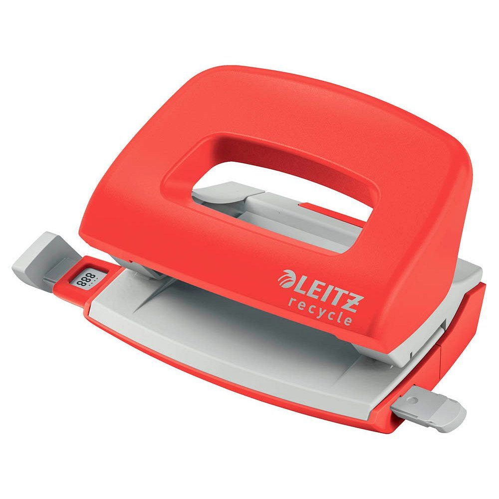 LEITZ Lochstanzer 1 Mini-Locher NeXXt Recycle CO² neutral - rot