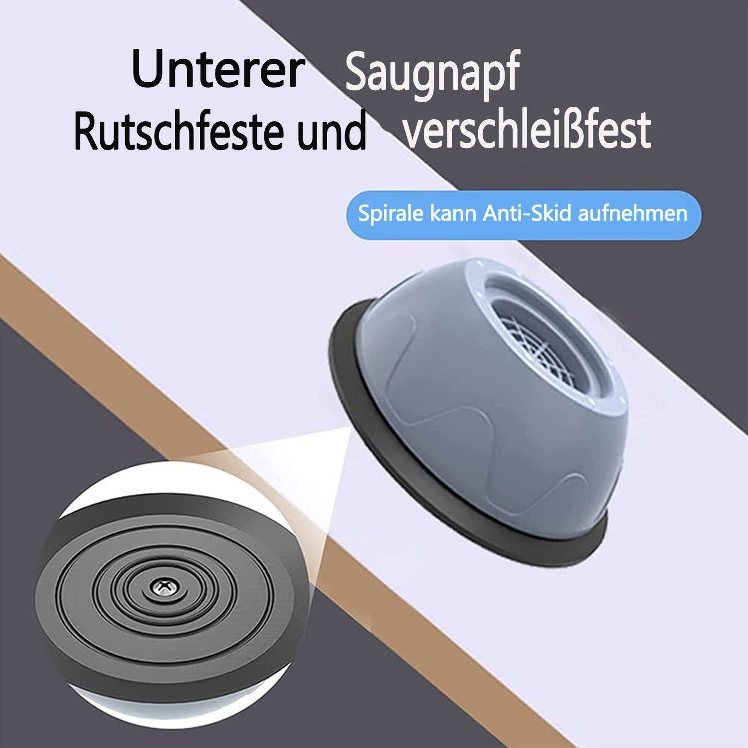 Pad AUKUU Anti Waschmaschine Vibrationsdämpfer Universal, Stück 4 Fußpolster Füße Vibrationsdämpfer Vibration
