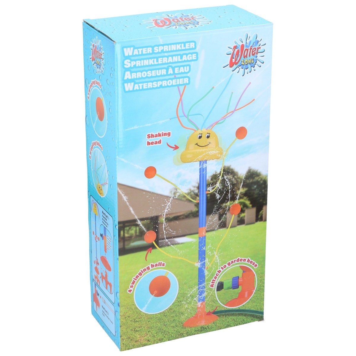 Eddy Toys Spiel-Wassersprenkler Waterzone Sprinkler - Gelb/Blau