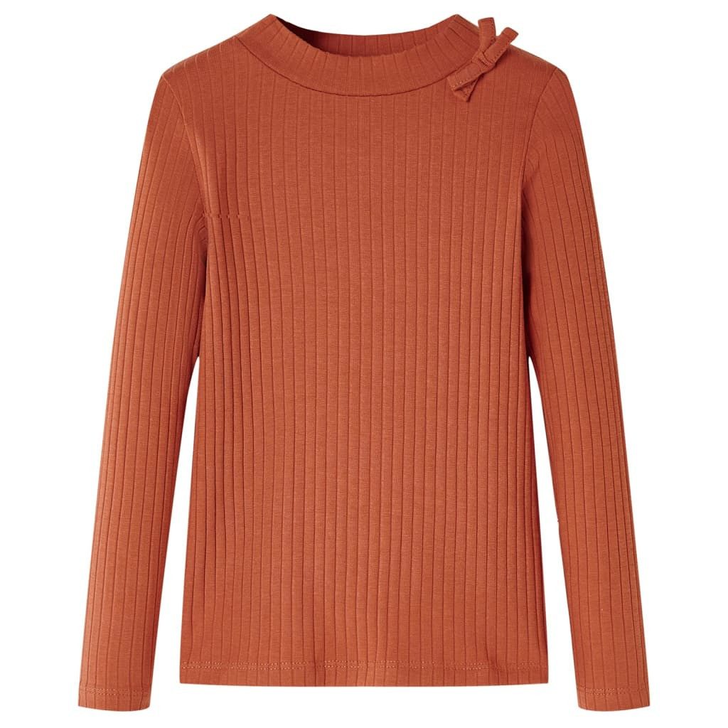Langarmshirt Kinder-Langarmshirt Cognac 116