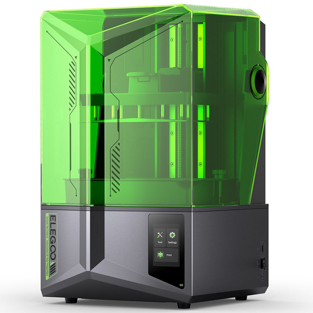 ELEGOO 3D-Drucker Elegoo Saturn 4, Präziser 3D-Drucker, Metall/Acryl, stabil, effizient