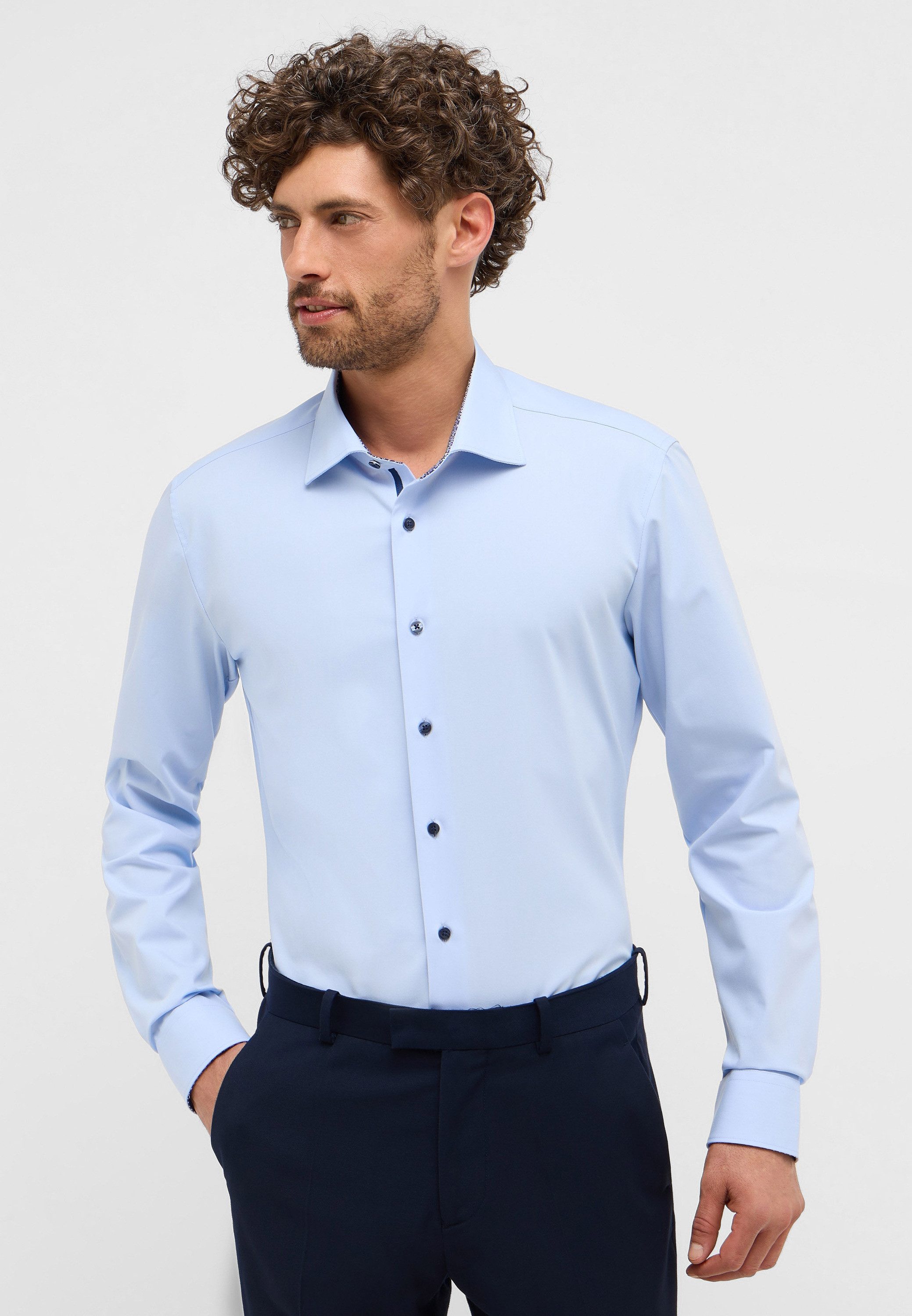 Eterna Langarmhemd SLIM FIT NON IRON günstig online kaufen