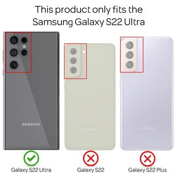 Nalia Smartphone-Hülle Samsung Galaxy S22 Ultra, Extrem Dünnes Mattes Hardcase / 0,3mm Schlanke Hülle / Ultra Leicht