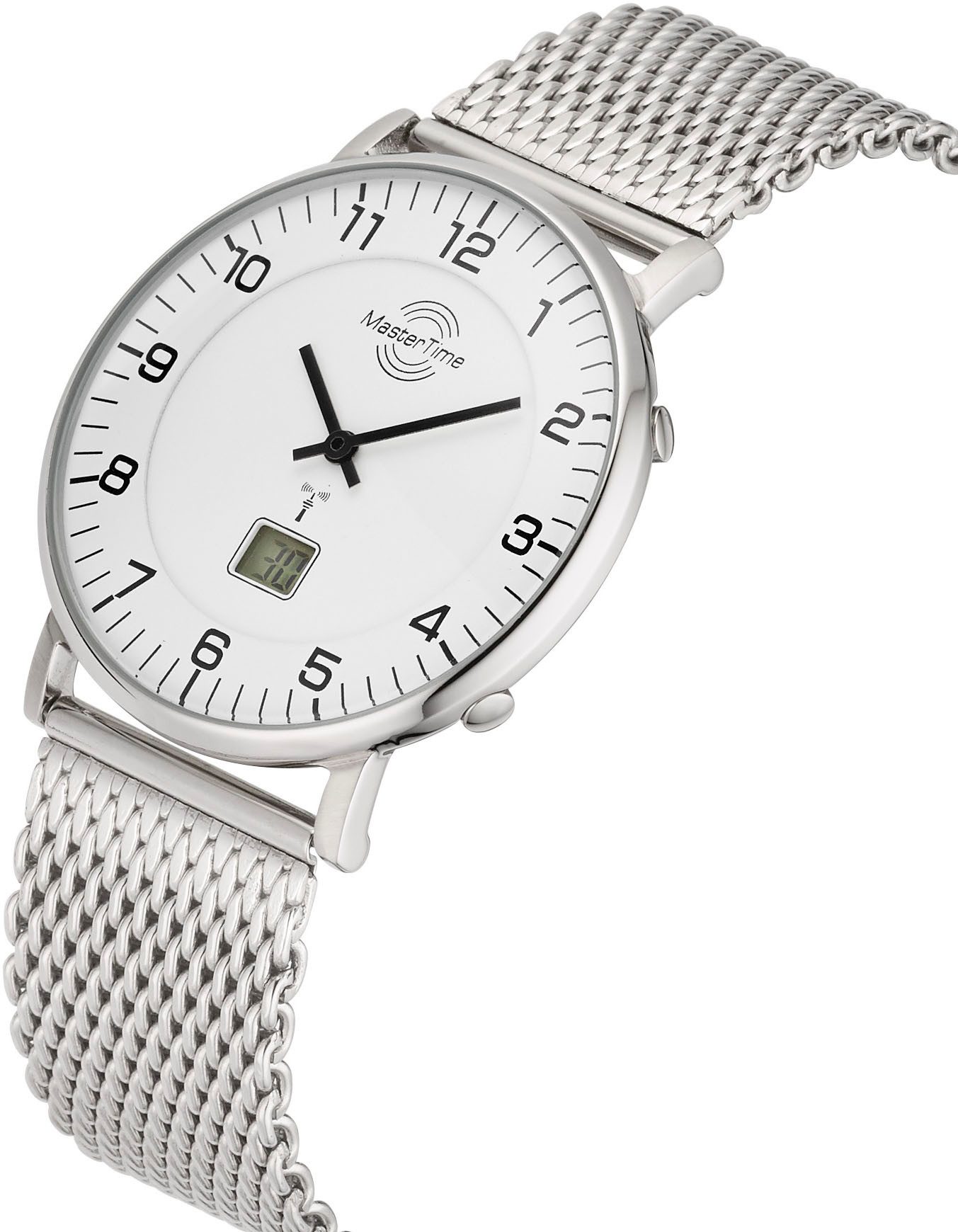 MASTER TIME Funkuhr Basic MTGS-10558-12M, Quarzuhr, Armbanduhr, Herrenuhr, günstig online kaufen