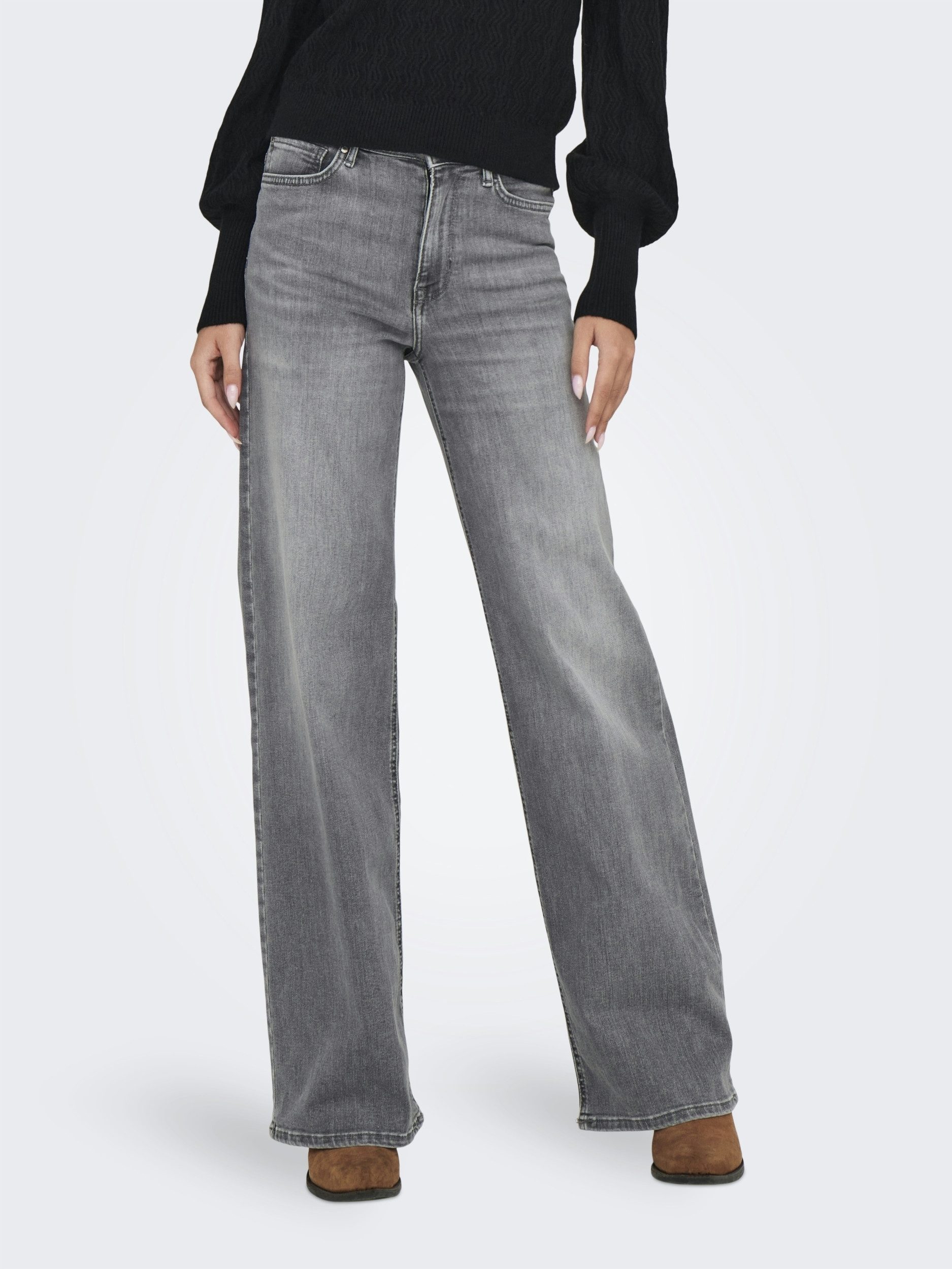 ONLY Bequeme Jeans ONLMADISON BLUSH HW WID DNM REA0938