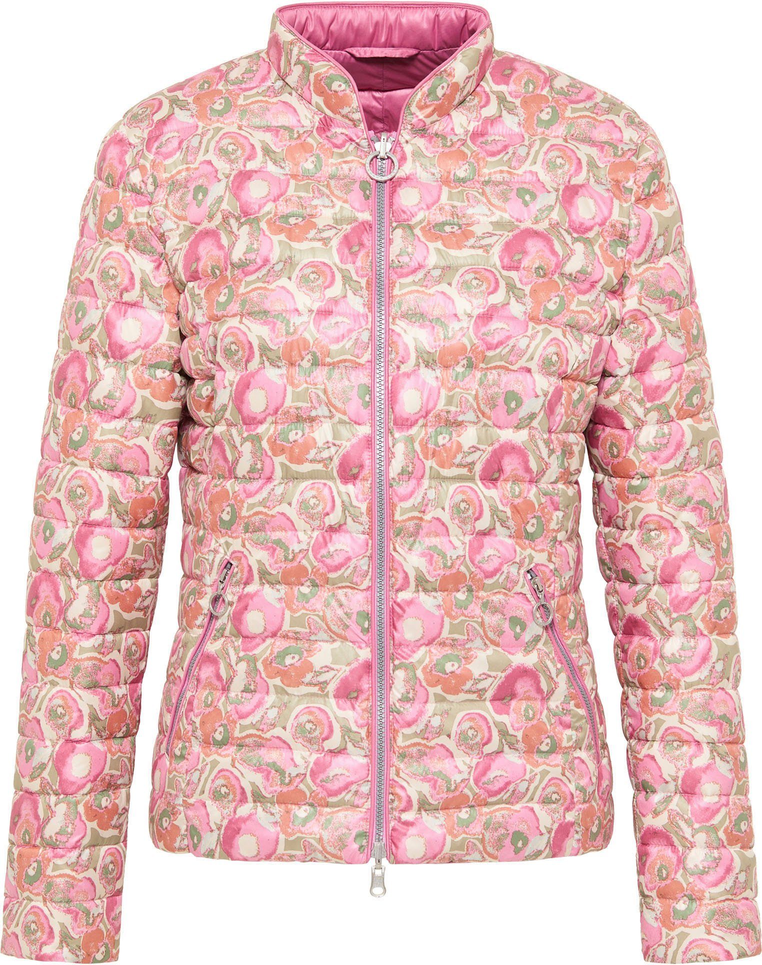 Barbara Lebek Wendejacke 2 unterschiedliche rose mit und khaki Tragealternativen Druck uni