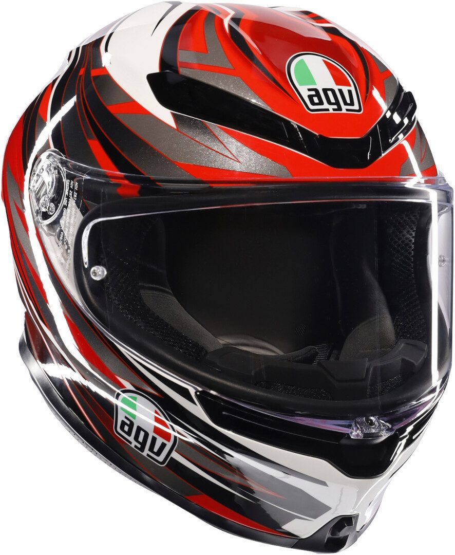 AGV Motorradhelm K6 S Reeval Helm, vorbereitet für Kommunikationssystem