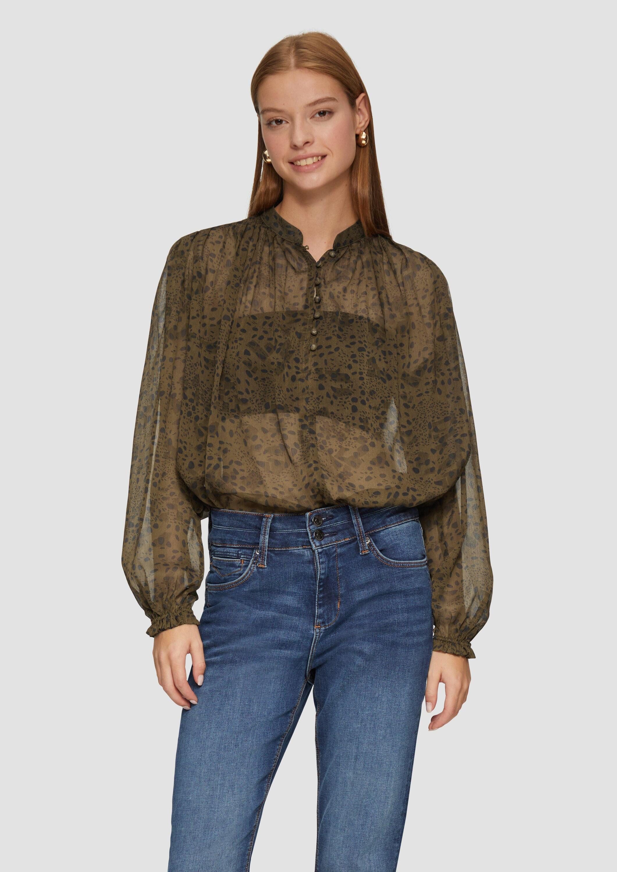 QS Langarmbluse Bluse (1-tlg) günstig online kaufen