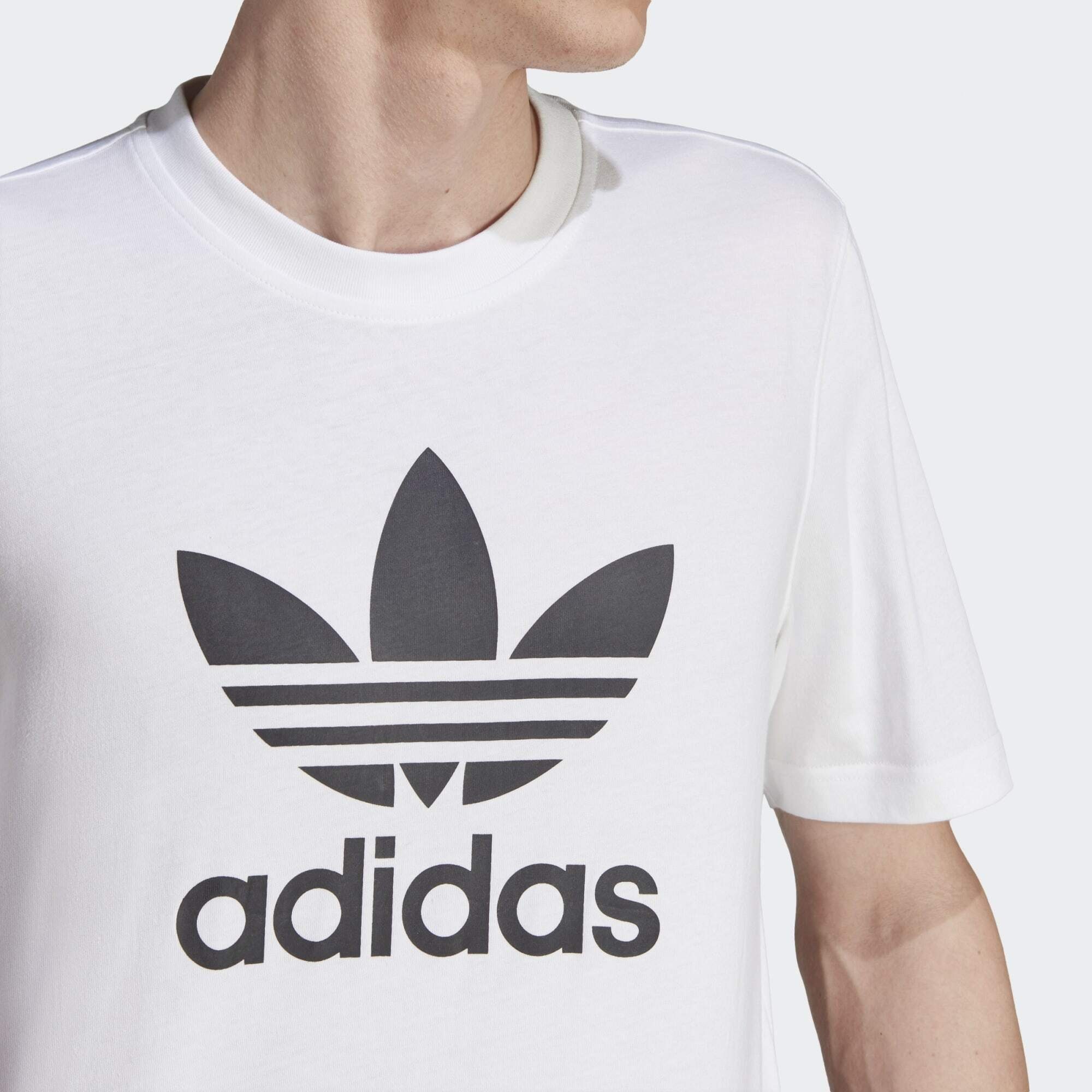 adidas T-SHIRT / Originals White T-Shirt TREFOIL ADICOLOR CLASSICS Black