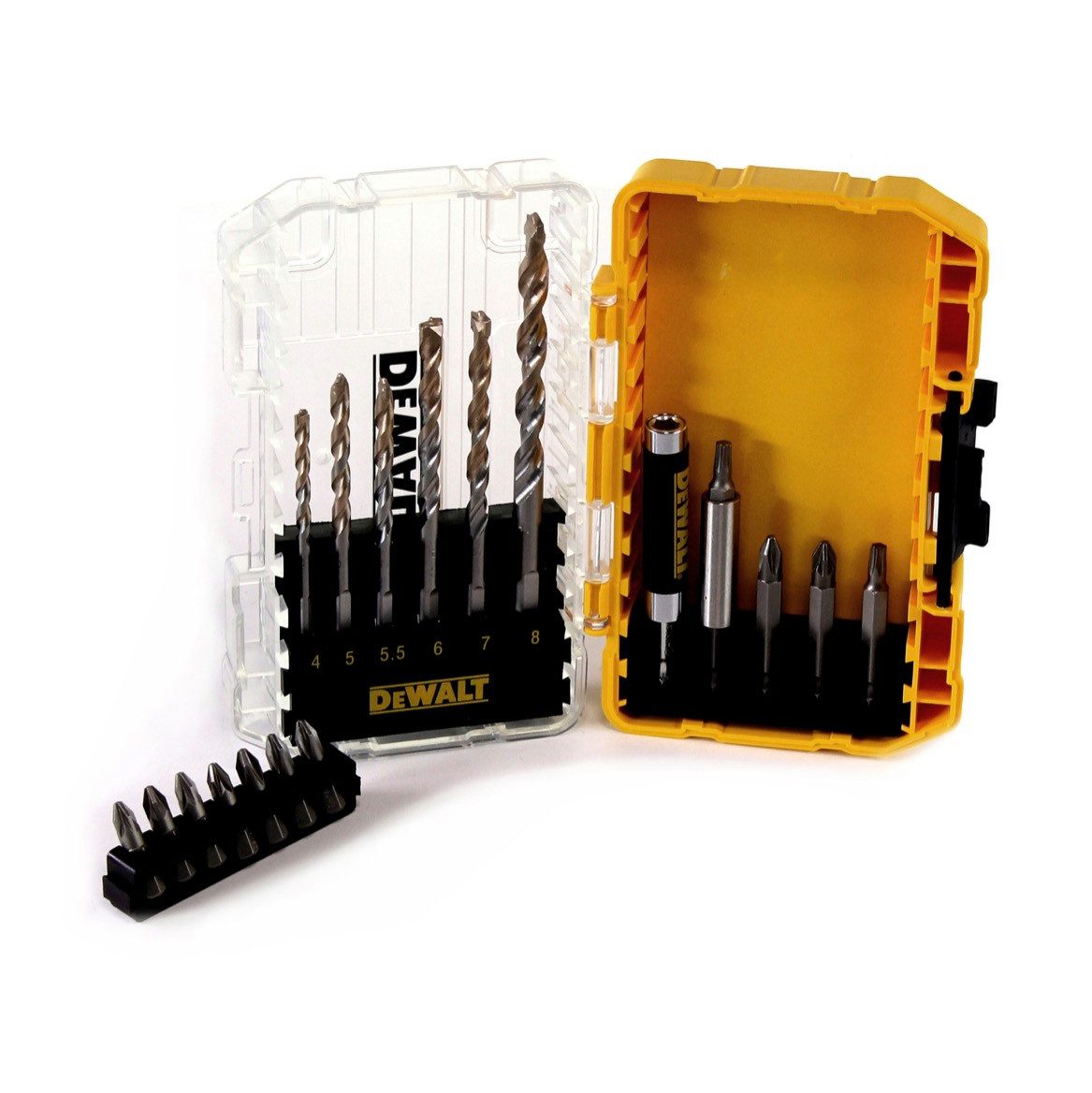 DeWalt Bohrersatz DT 70712 Bit und Steinbohrer Set 19-tlg. 1/4" Extreme in Toughcase