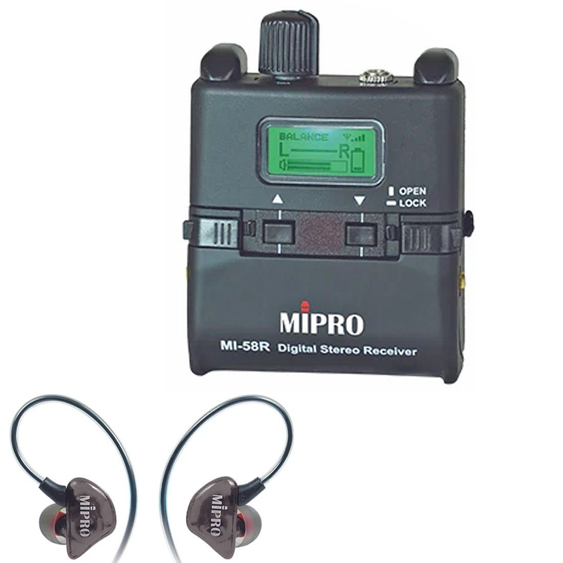 Mipro Audio Mikrofon Mipro MI-58R Digitaler Stereo Taschenempfänger
