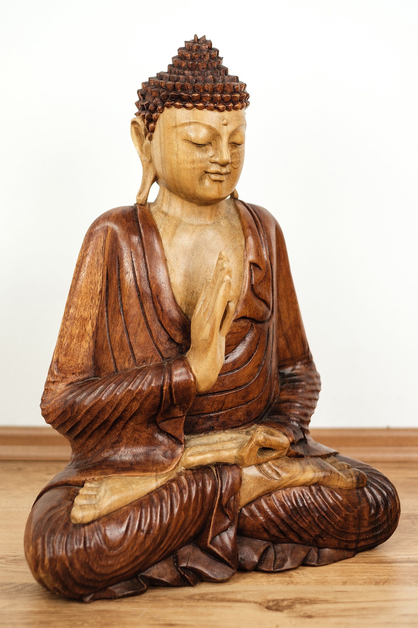 livasia Buddhafigur Ruheausstrahlender Buddha aus Bali, Vitarka Mudra (Höhe: 30 / 50cm)