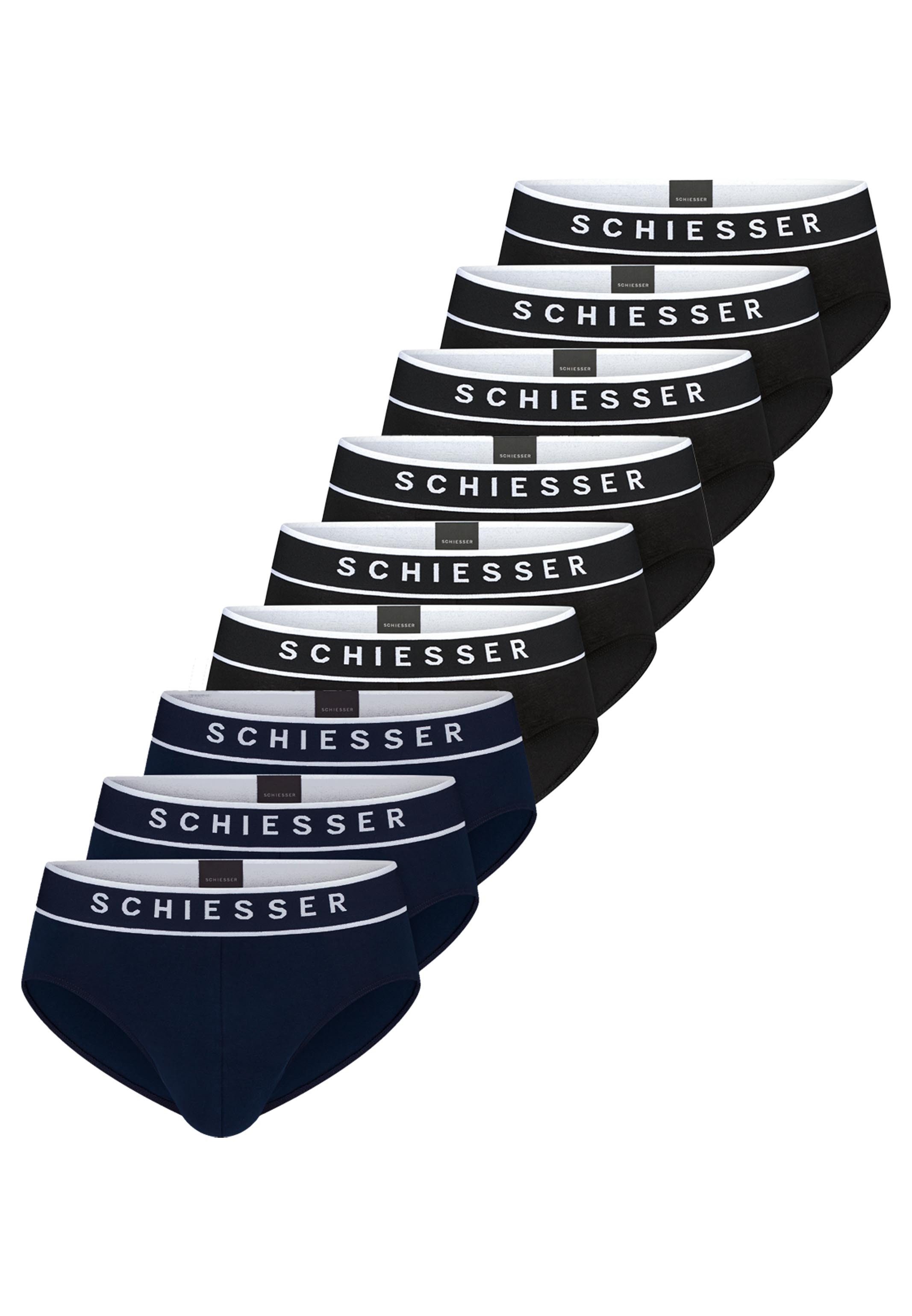 Schwarz / blau