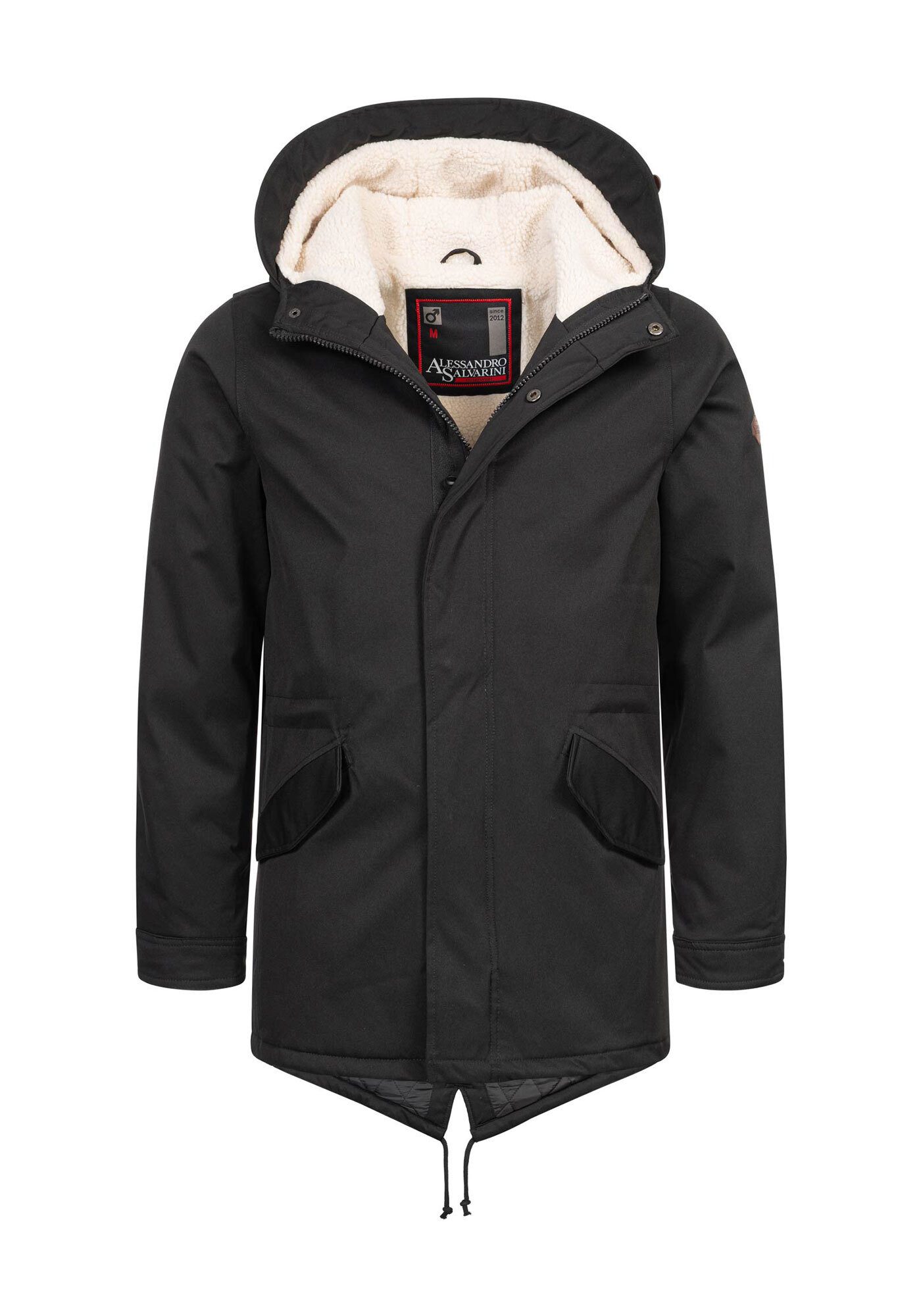 Alessandro Salvarini Winterjacke ASMauro mit warmem Teddyfell