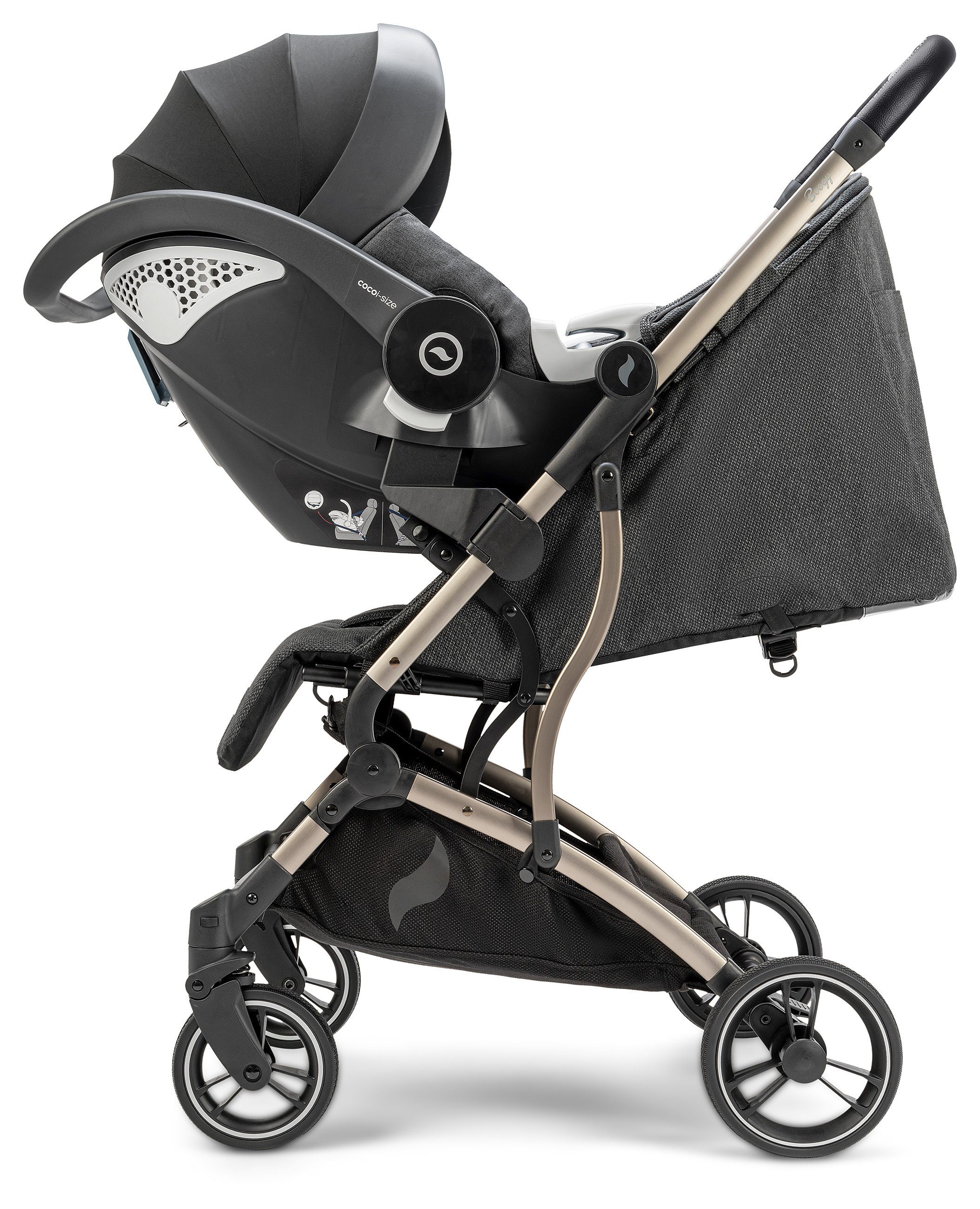 0 von Osann und - inkl. kg Boogy, 22 Kinder-Buggy Zubehör Chrome Sportkinderwagen Babyschalen-Adapter
