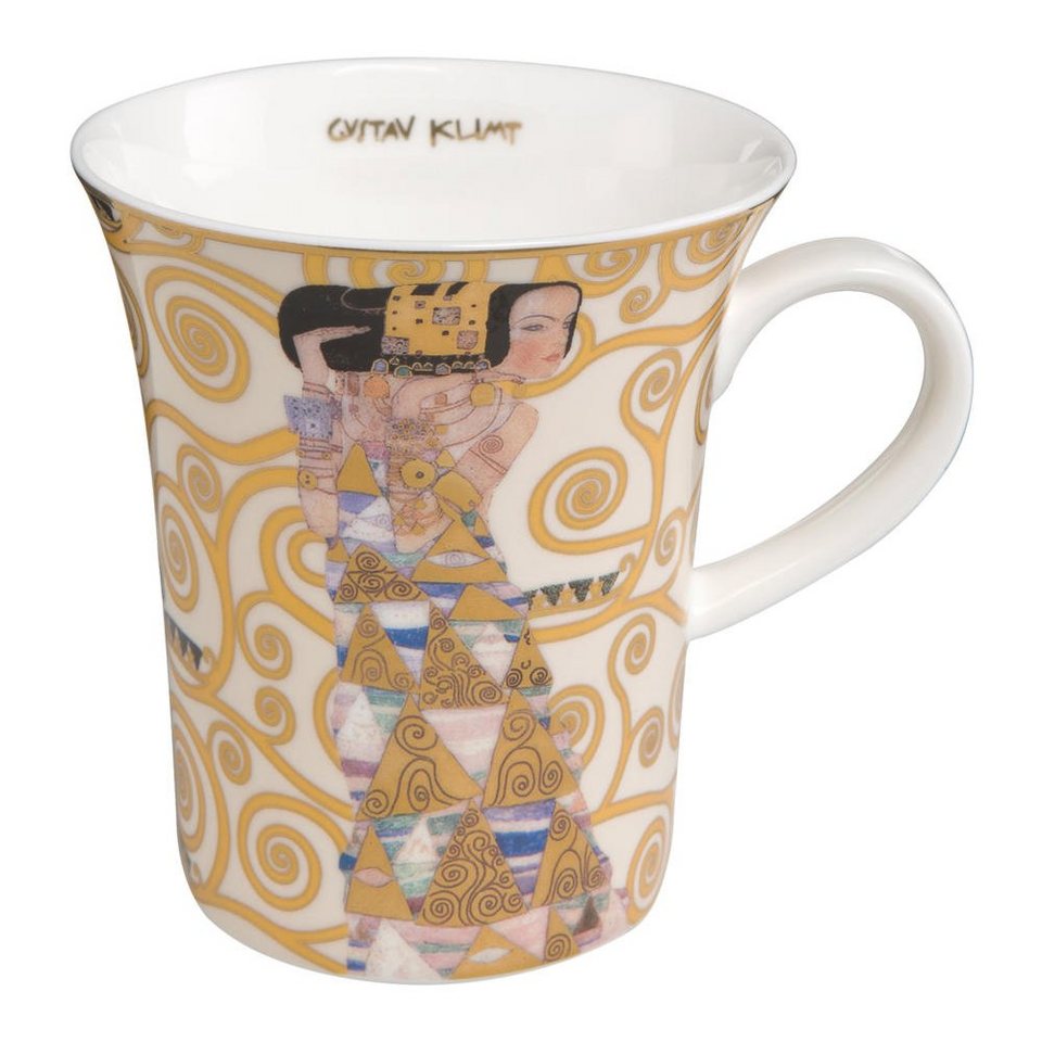 Goebel Becher Die Erwartung Artis Orbis Gustav Klimt, Fine China-Porzellan,  Mit Liebe zum Detail gestaltet