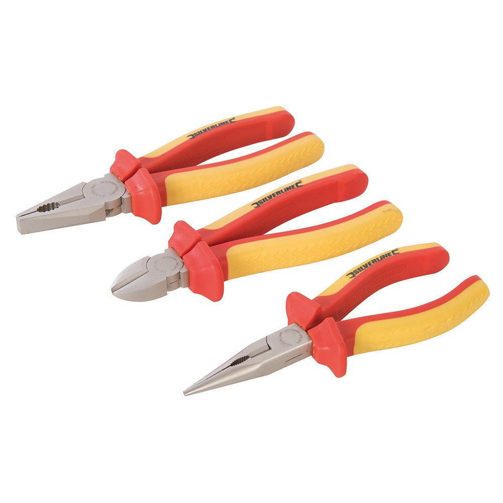 Zangenset Profi VDE Щипцы Set 3-tlg. Spitzzange Seitenschneider Kombizange
