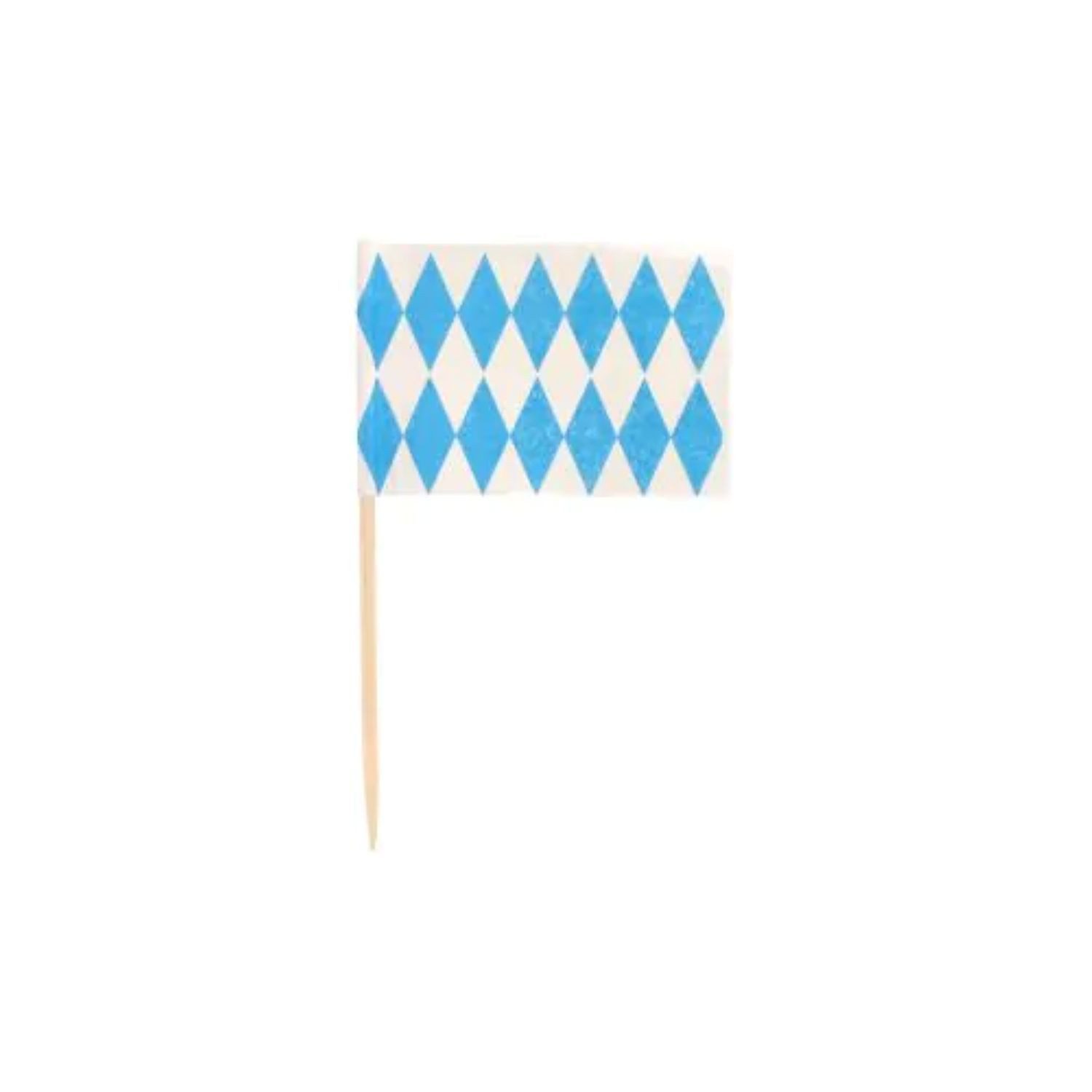 PAPSTAR GmbH Papierdekoration Partypicker Flaggen 'Bayrisch Blau', 8 cm - 200 S