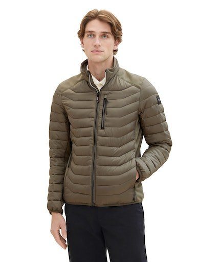 olivgrün Reißverschlusstaschen TAILOR Steppjacke mit TOM