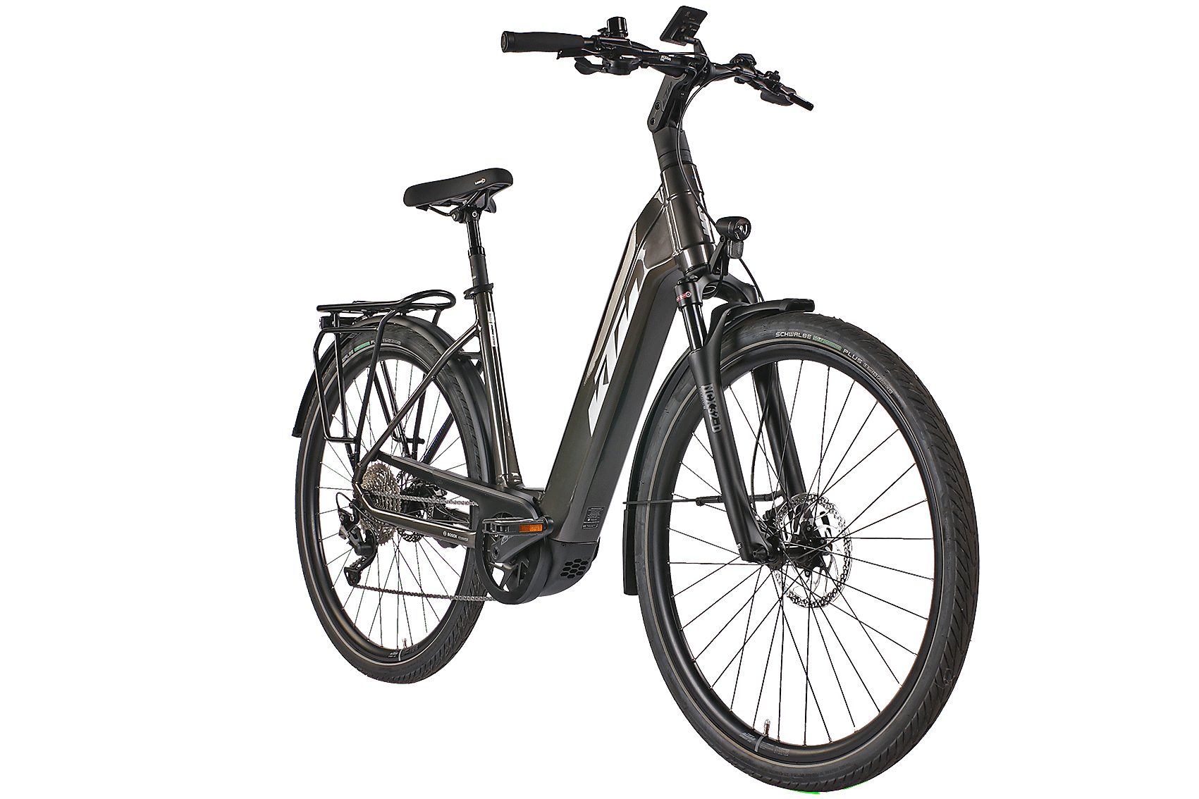 KTM E-Bike KTM Macina Style 740 750 Wh Damen grau 2025, 10 Gang Shimano Deore M4120-10 SGS shadow, Kettenschaltung, Bosch Performance Line CX smart System, 750 Wh