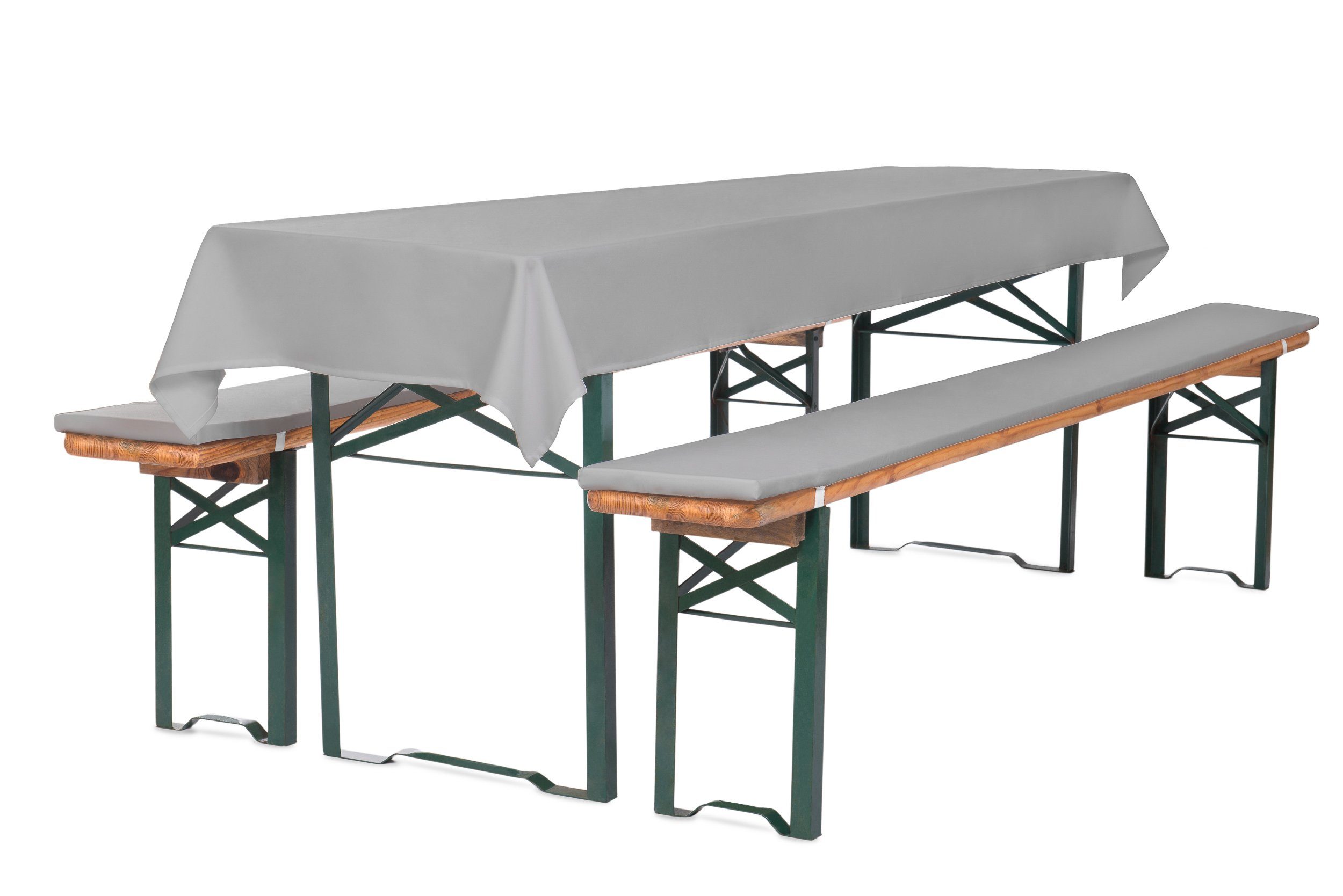 TexDeko Bankauflage Bierbankauflagen-Set mit Tischdecke 100x250cm günstig online kaufen