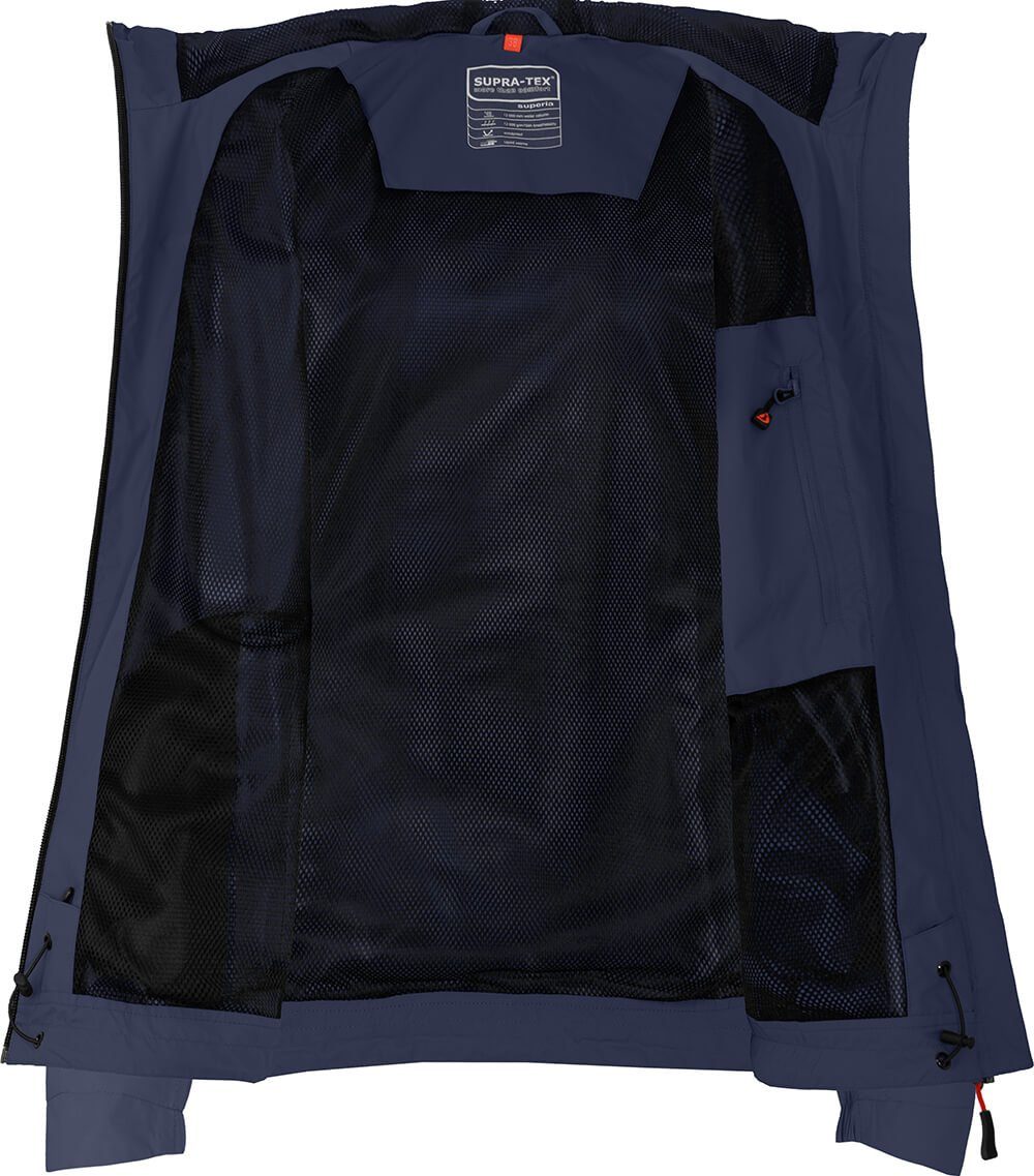 Bergson Regenjacke HELLI Damen Regenjacke, Netzfutter, 12000 mm Wassersäule, Kurzgrößen, peaco – Bild 5 von 5