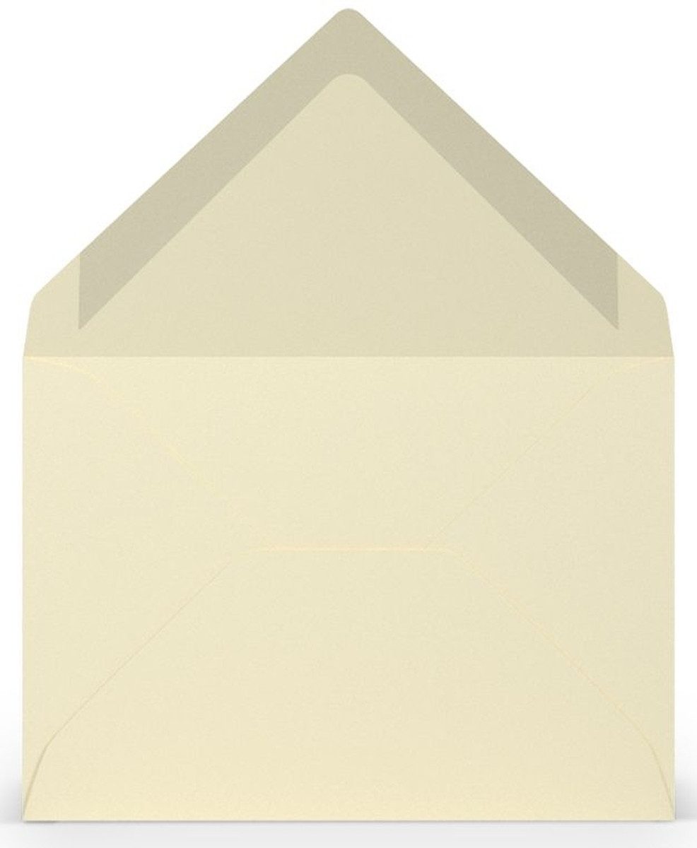 Rössler Briefumschlag Briefumschläge Coloretti VE=5 Stück C7 creme