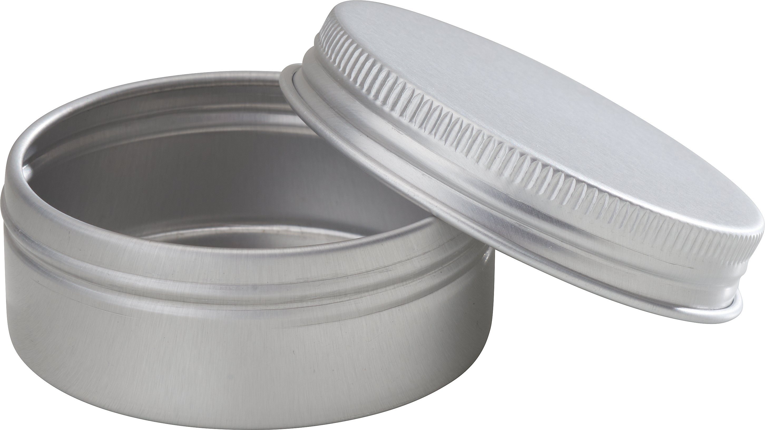 VBS Aufbewahrungsbox Rund, mit Schraubdeckel Aluminium günstig online kaufen