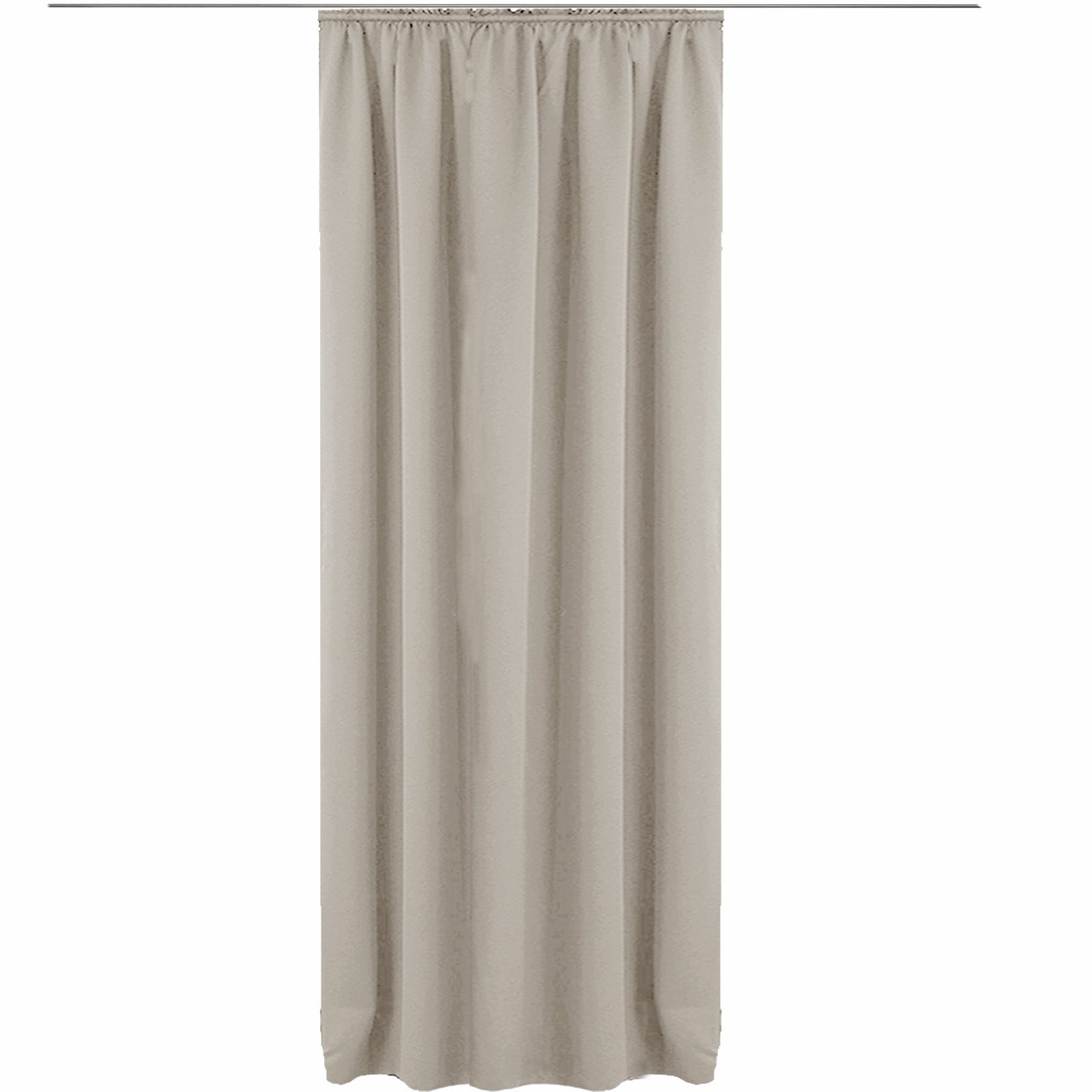 JEMIDI Gardine Vorhang blickdicht, 140x245cm, Kräuselband, günstig online kaufen