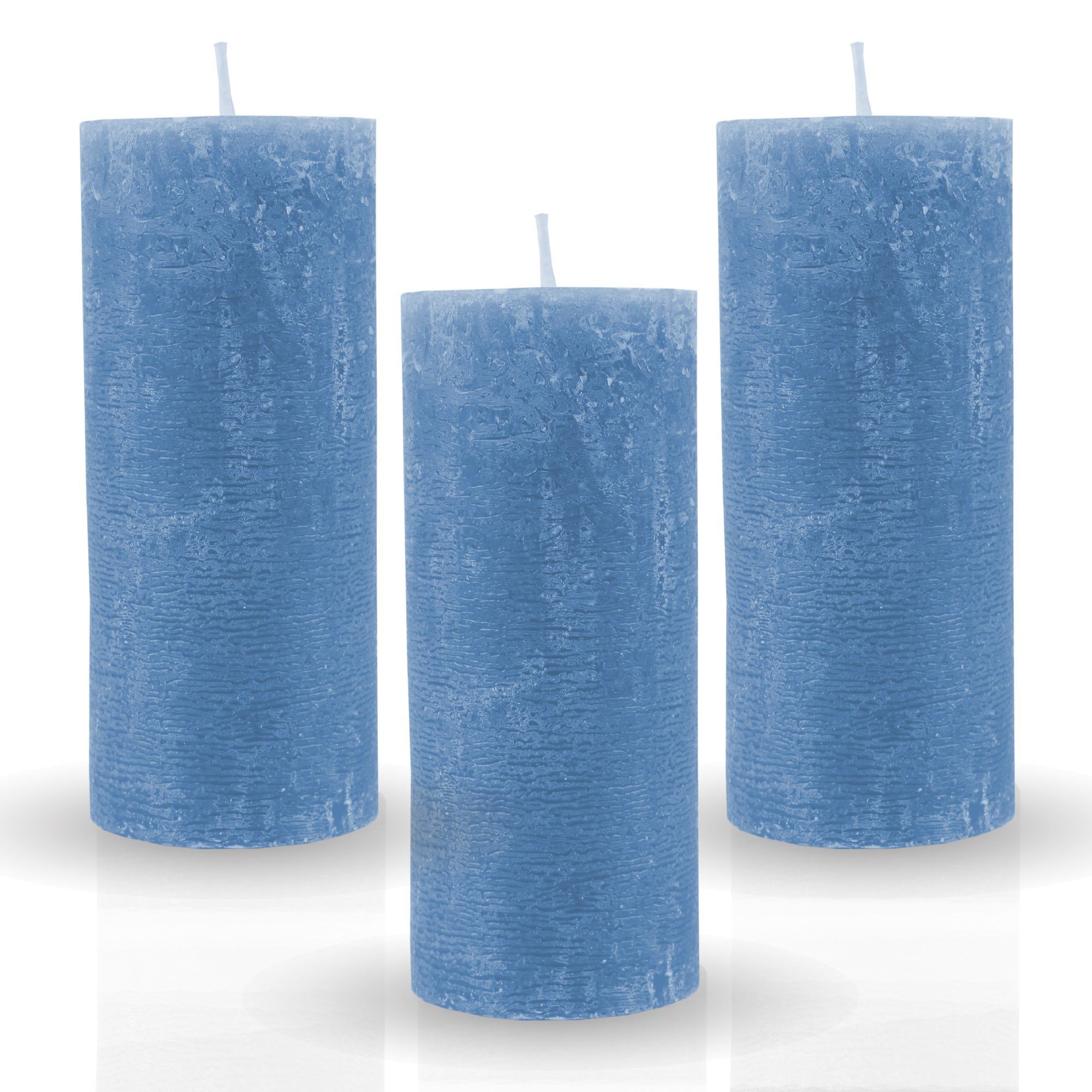Bestgoodies Rustic-Kerze Stumpenkerzen Rustikal (3-tlg), Antik günstig online kaufen