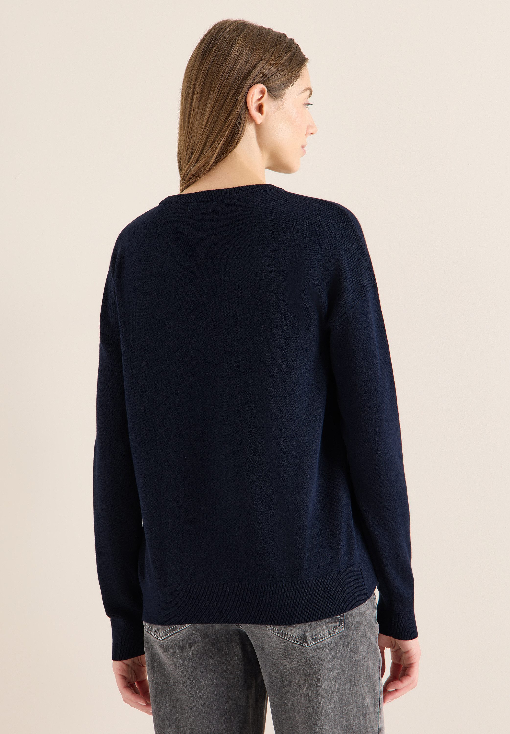 CECIL Strickpullover aus reiner Baumwolle günstig online kaufen