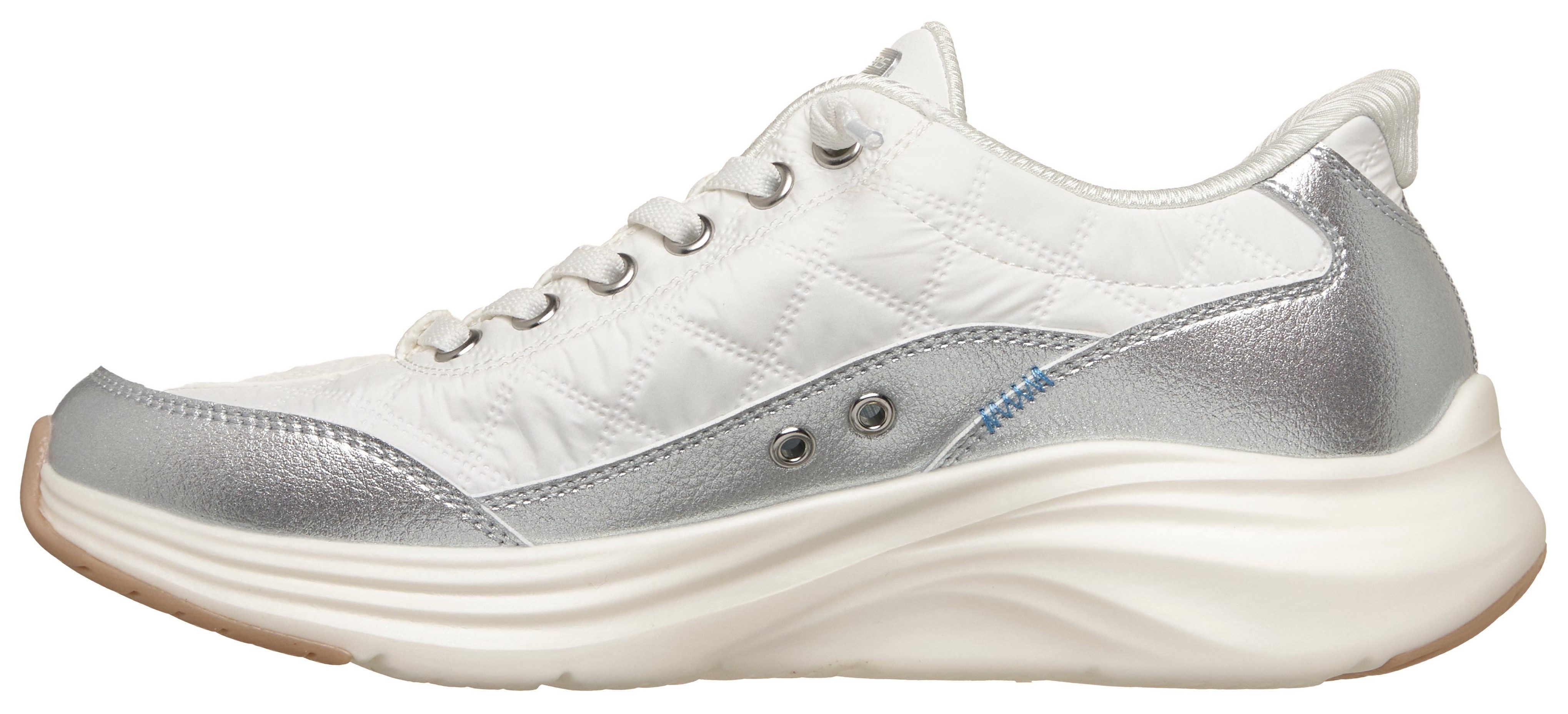 Skechers Contour Foam - Metallic Dream Slip-On Sneaker Schlupfschuh, Halbschuh, Freizeitsneaker mit Metallic-Besatz – Bild 5 von 5