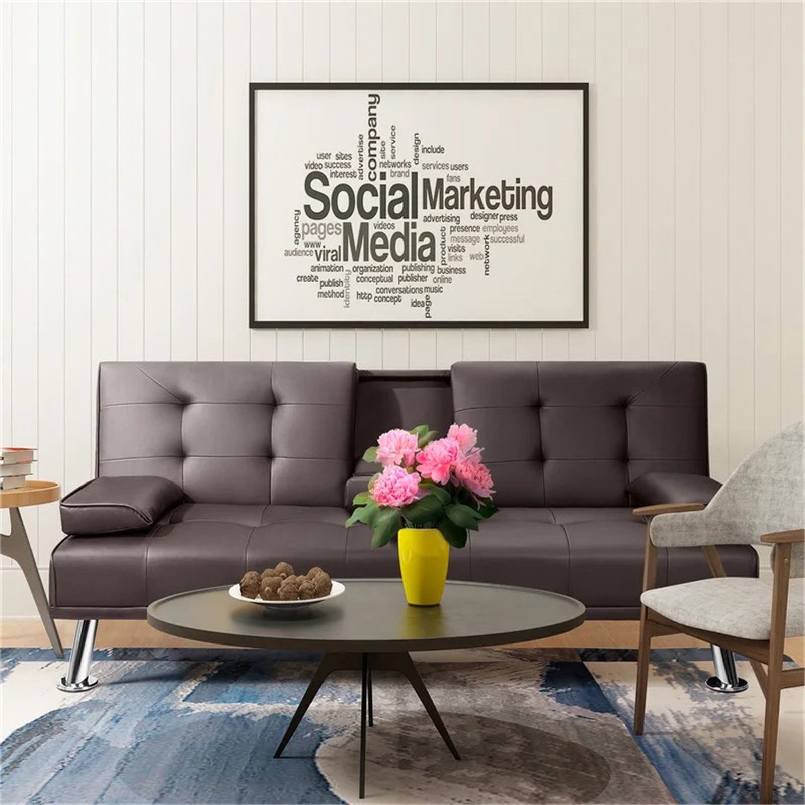 HTI-Living 2-Sitzer Sofa mit Schlaffunktion Marwan, Stück 1 Teile, Zweisitz günstig online kaufen