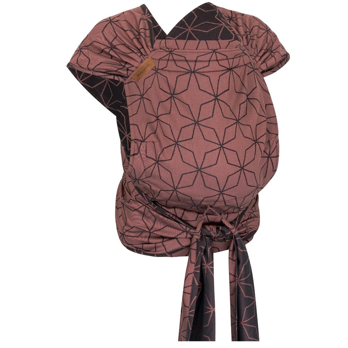 Hoppediz Babytrage Hop-Tye Advanced, ab Geburt (2,5 - 20 kg) - Halfbuckle mit Tuchträger