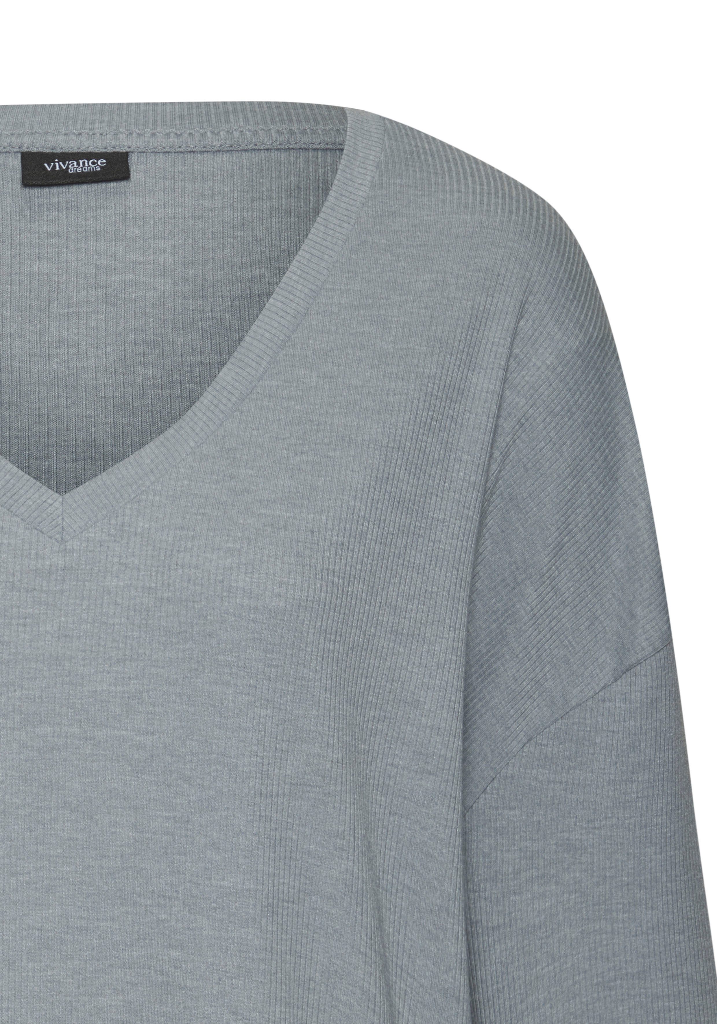 Vivance Dreams Langarmshirt in weicher Rippqualität