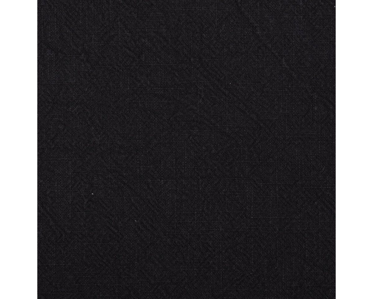 Thumbnail - SCHÖNER LEBEN. Stoff Leinenstoff mit Baumwolle in schwarz stone washed 140cm Stoffbreite
