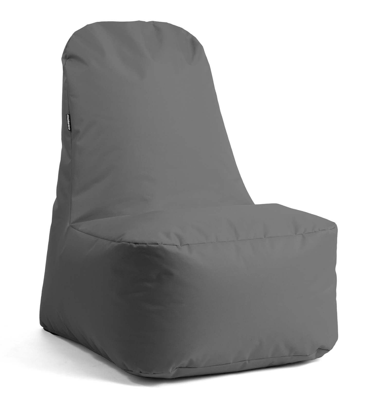 mokebo Sitzsack Der Däumchendreher (in Anthrazit), auch als Gaming Sitzsack oder Zockersessel für Kinder und Jugendliche
