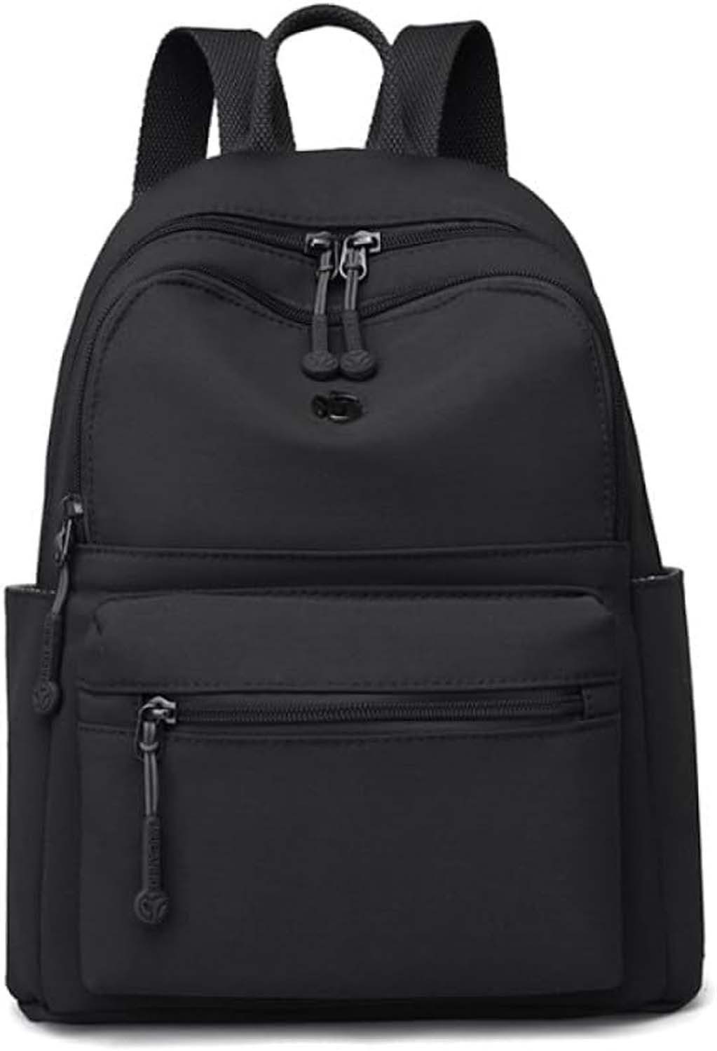Zaewry Rucksack Damen Wasserdichte Nylon Casual Schultasche Daypack