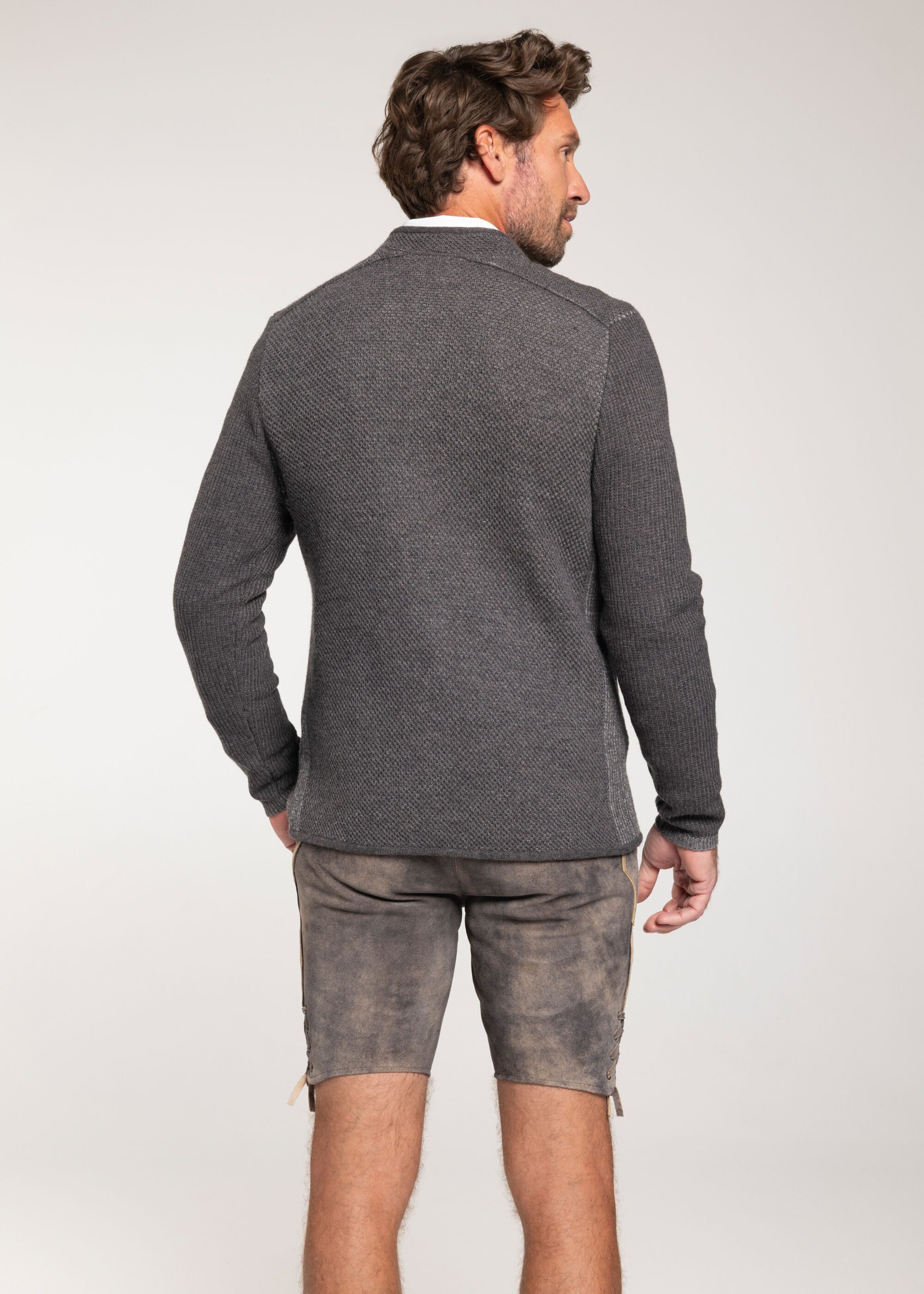 Spieth & Wensky Trachtenstrickjacke Gasteig (1-tlg) mit Stehkragen