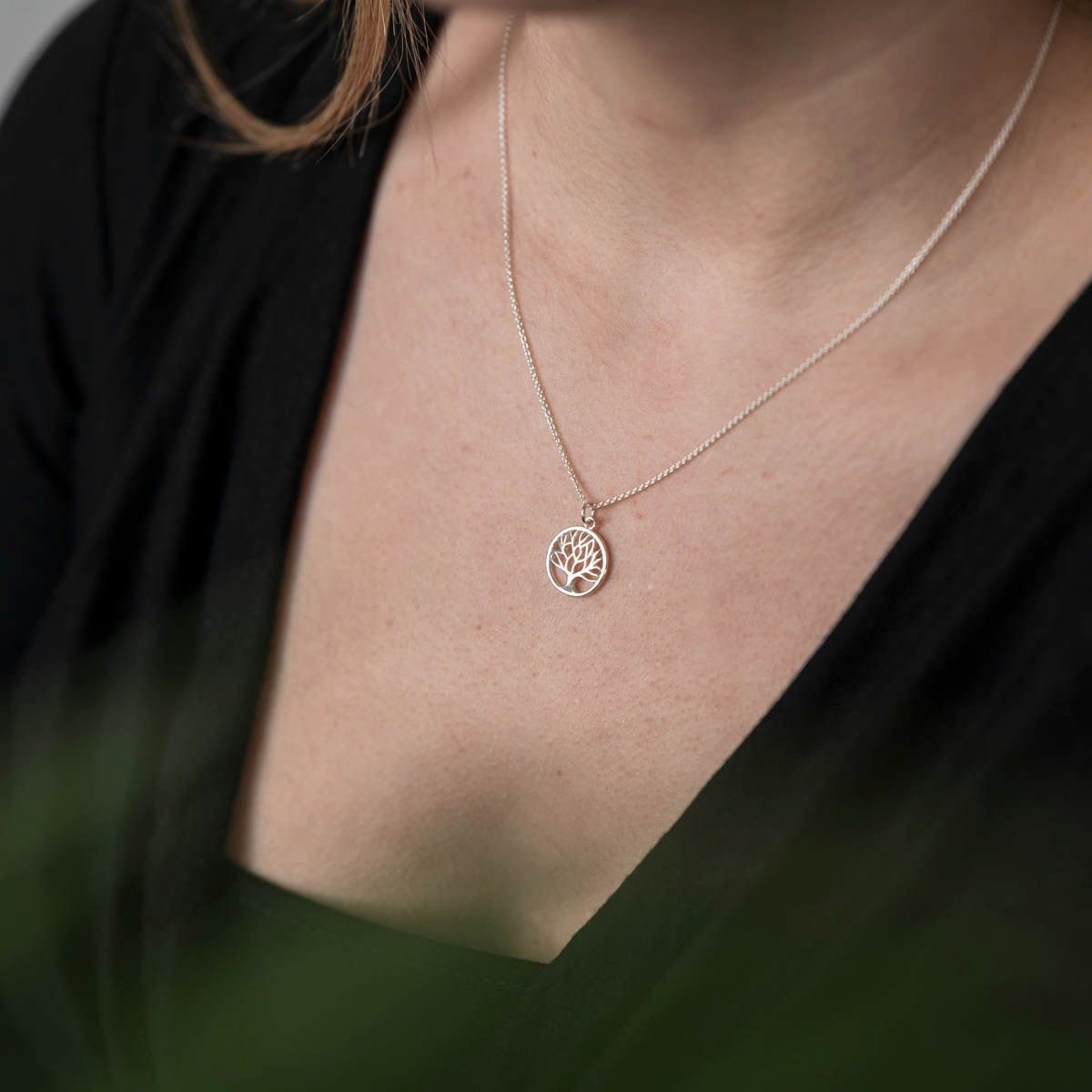 Materia Kette mit Anhänger Lebensbaum / günstig online kaufen